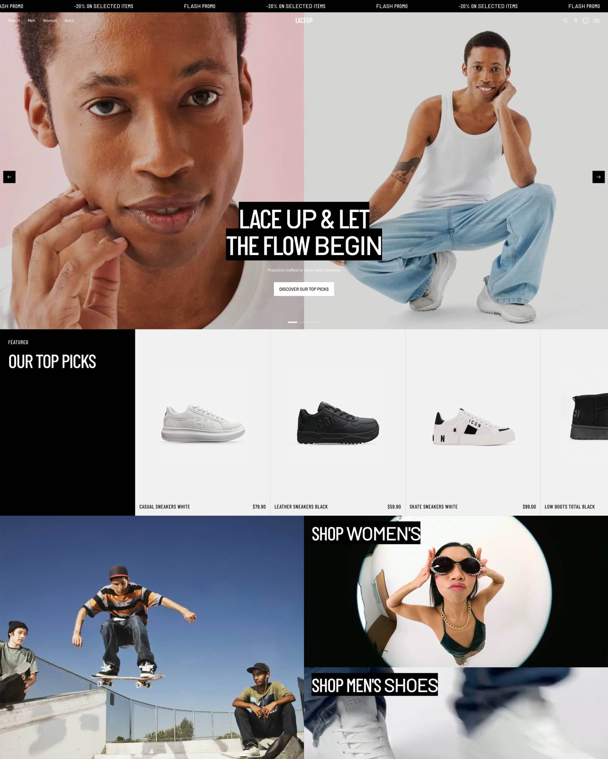 Volume Laceup preset