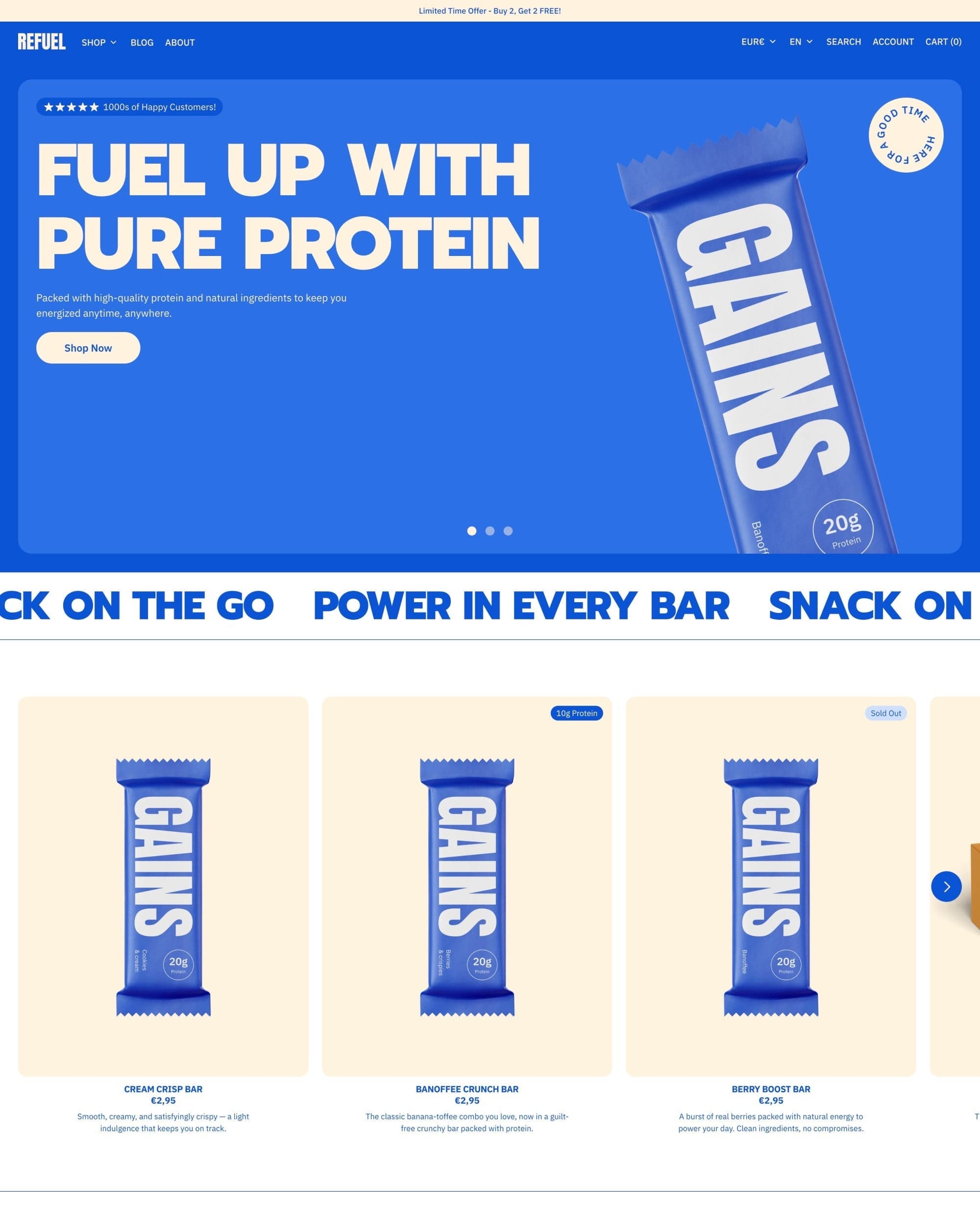 Refuel preset