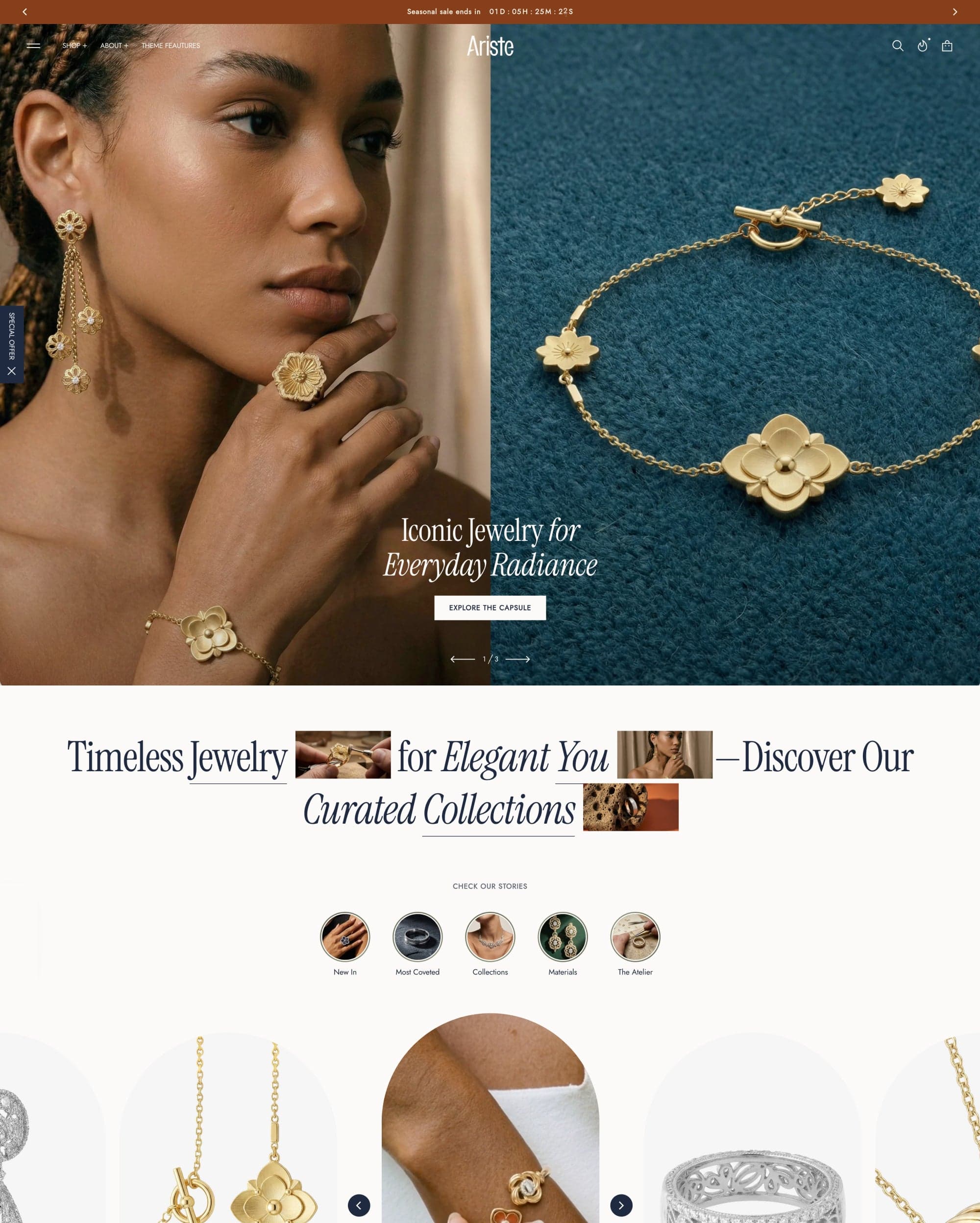 Ariste preset for Avante Shopify theme