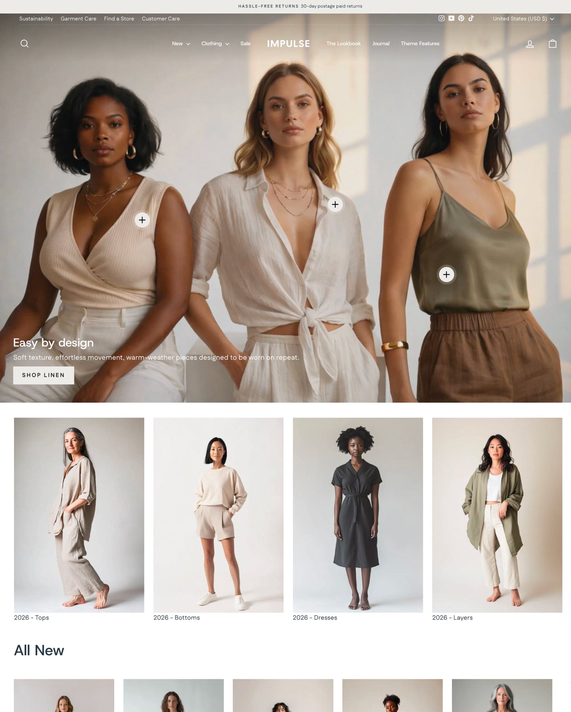 Impulse Shopify theme screenshot