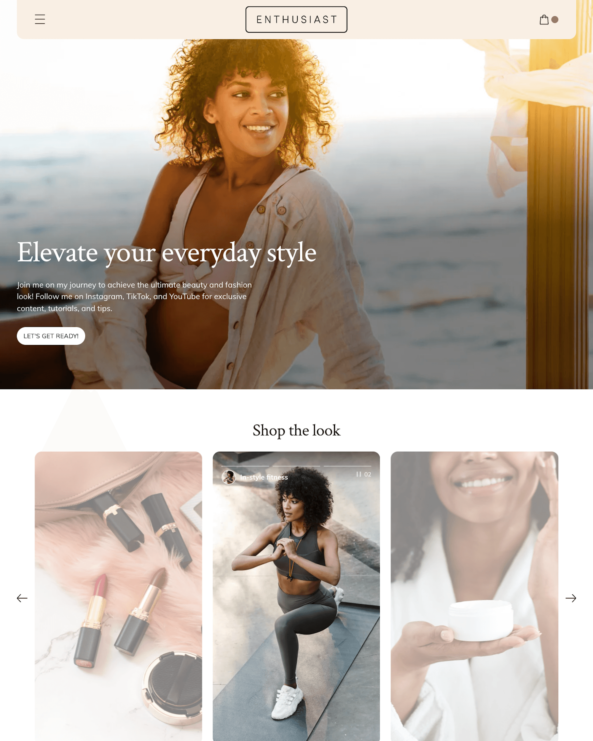 Creator Enthusiast preset