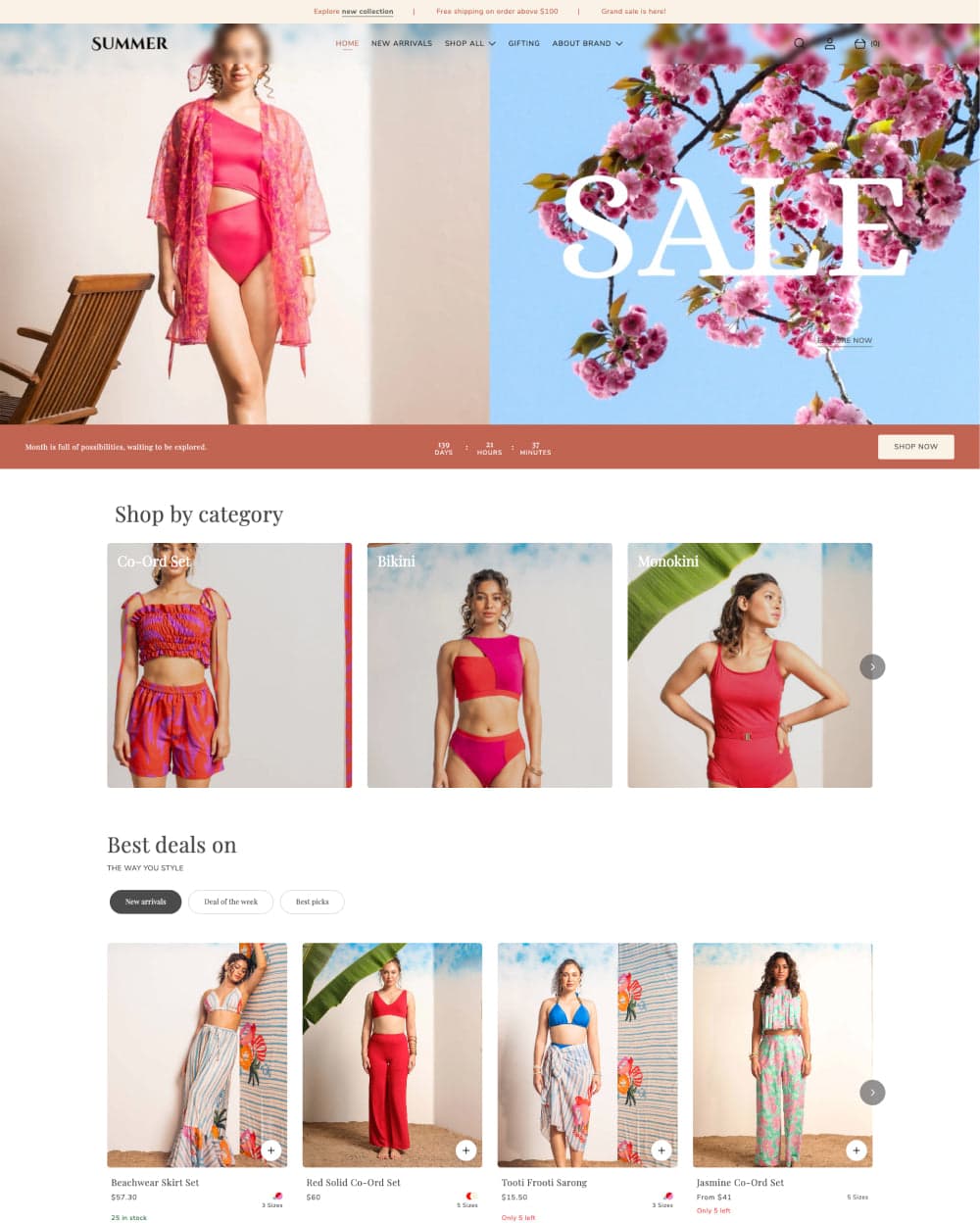 Retro Shopify theme preview