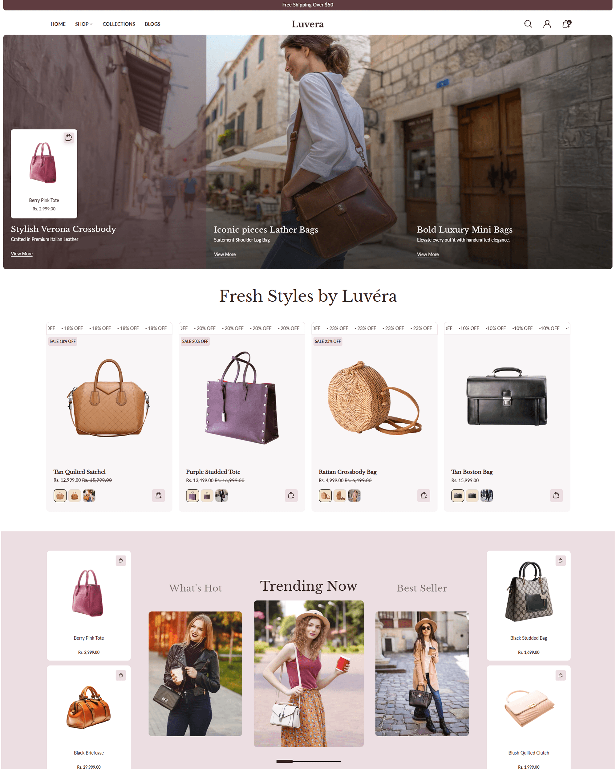 Sophie preset for Dynamic Shopify theme