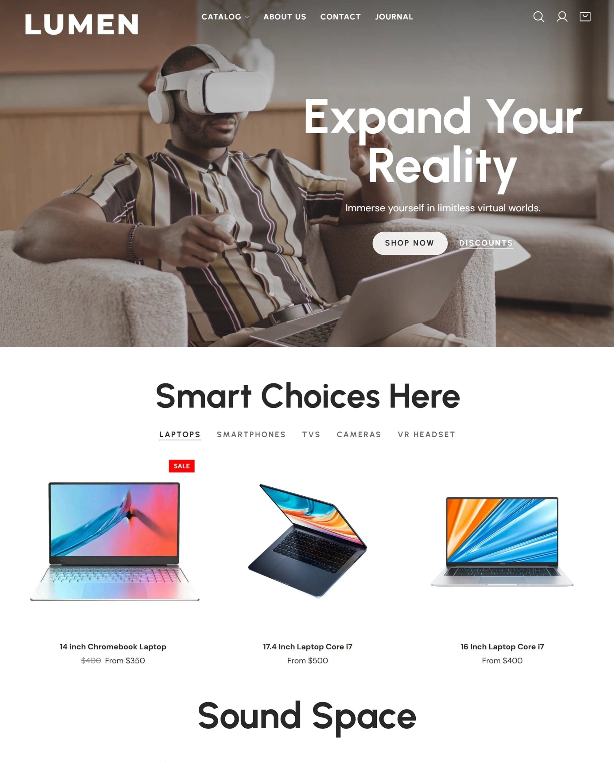 Lumen preset for Nova Shopify theme