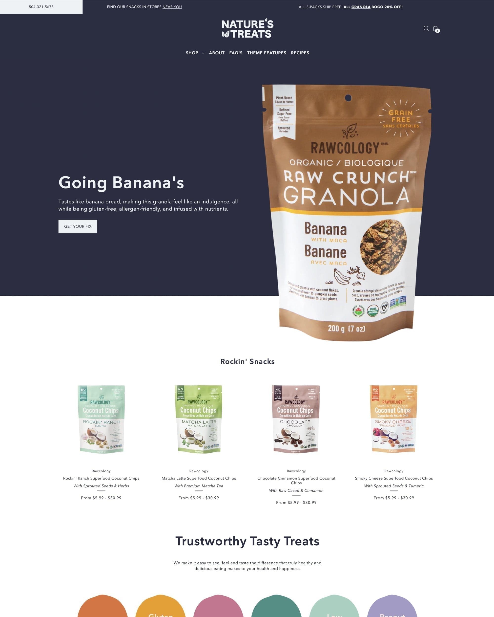 Slice preset for Foodie Shopify theme