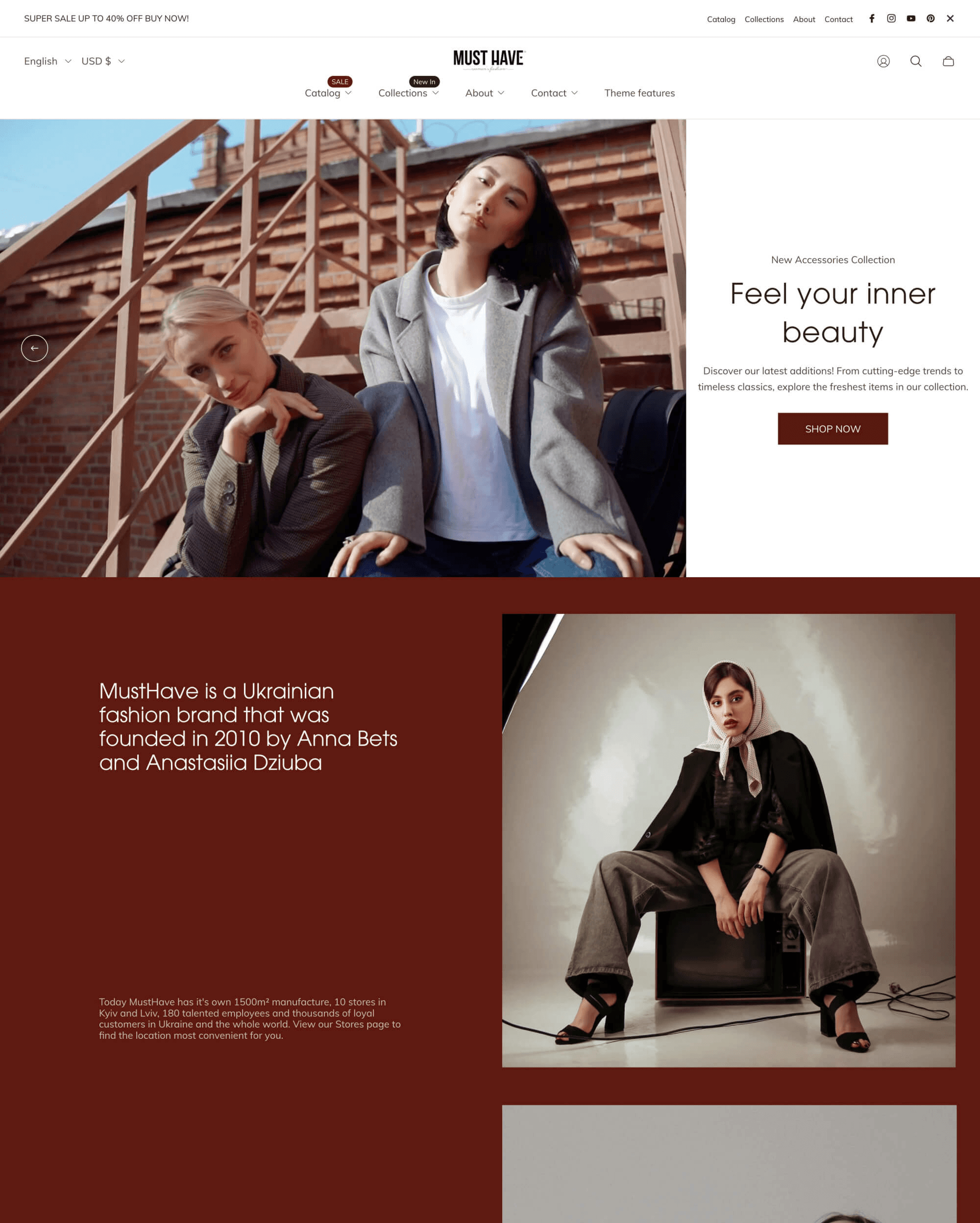 Sable preset for Gain Shopify theme
