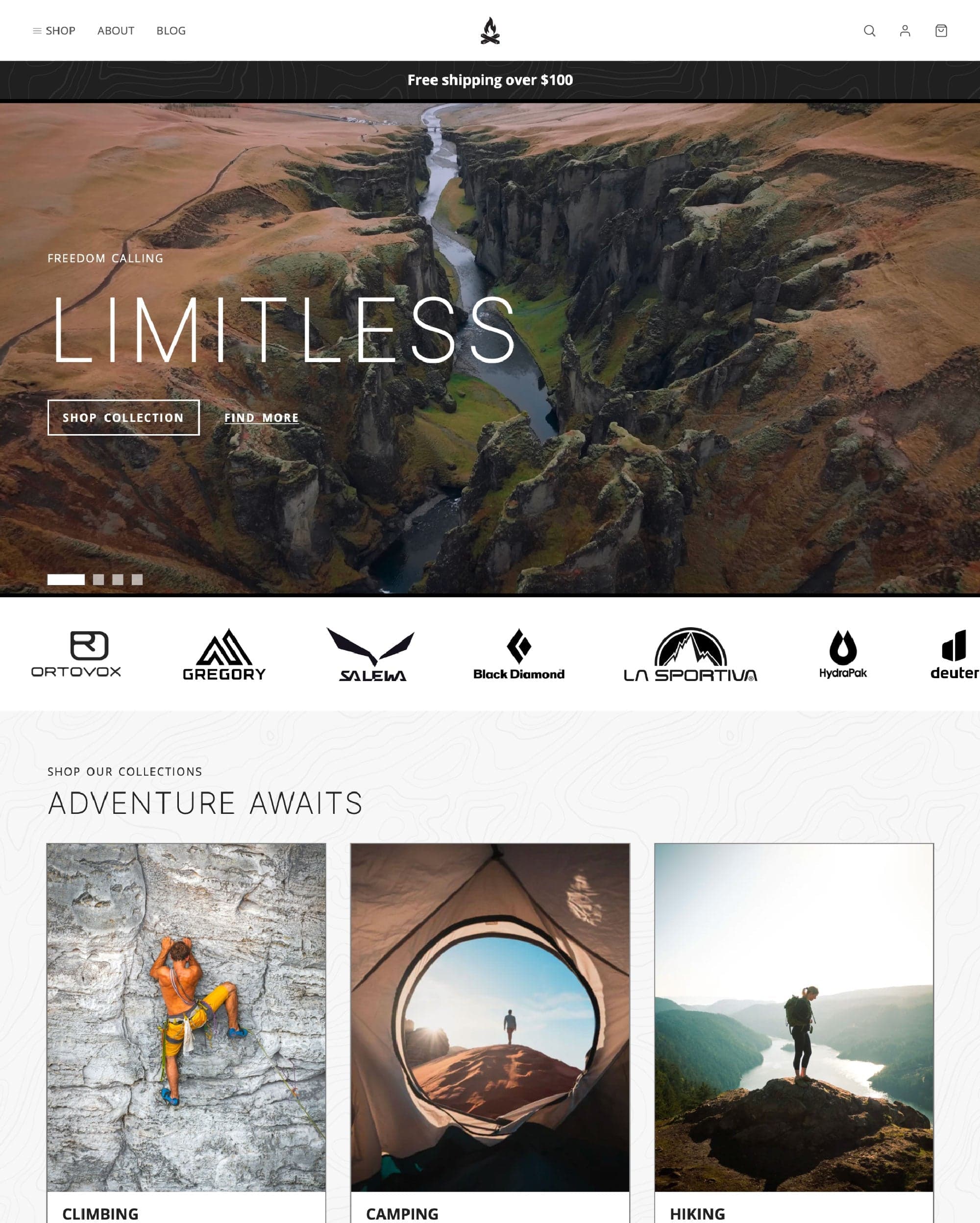 Cobalt preset for Multi Shopify theme