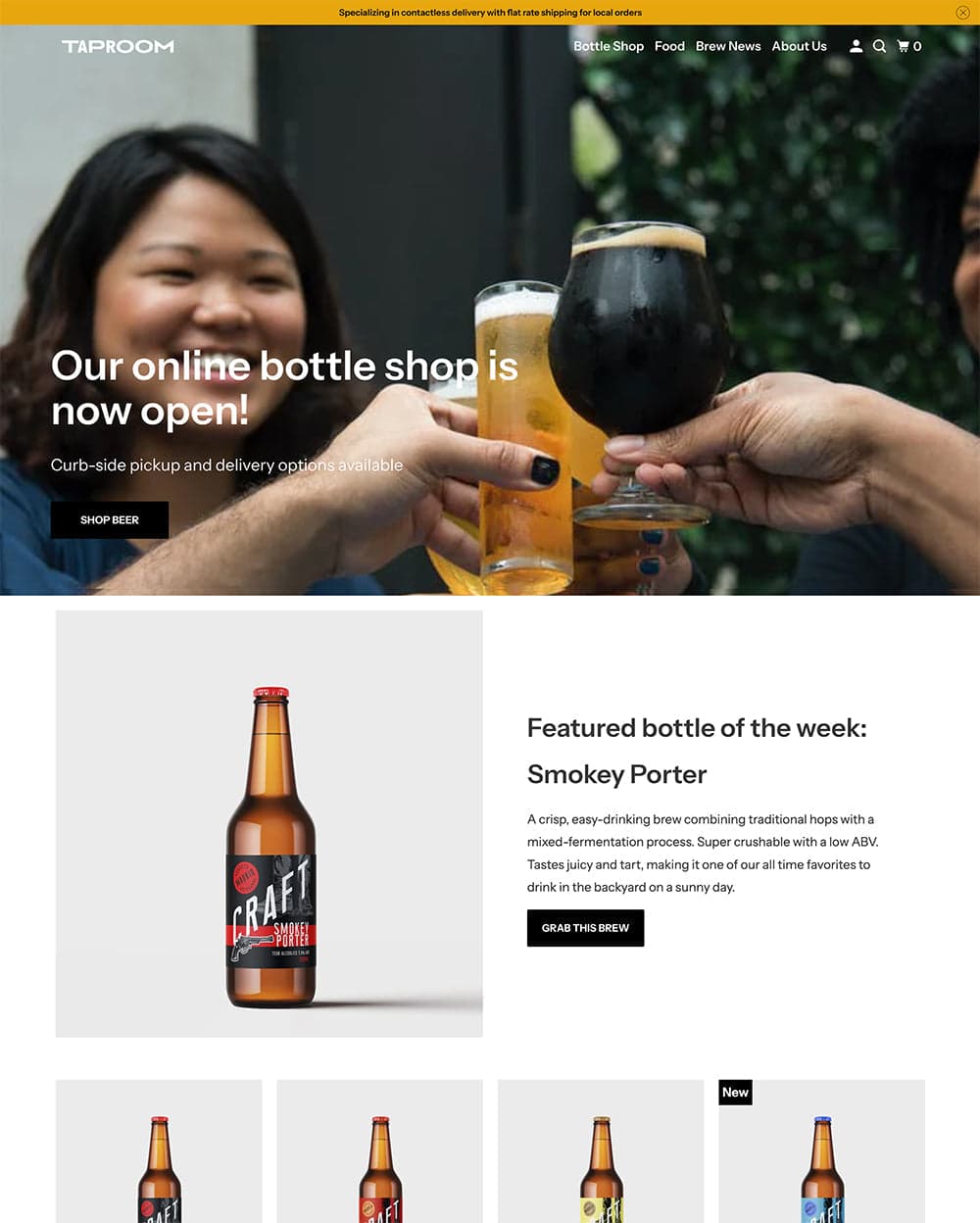 Parallax Taproom preset