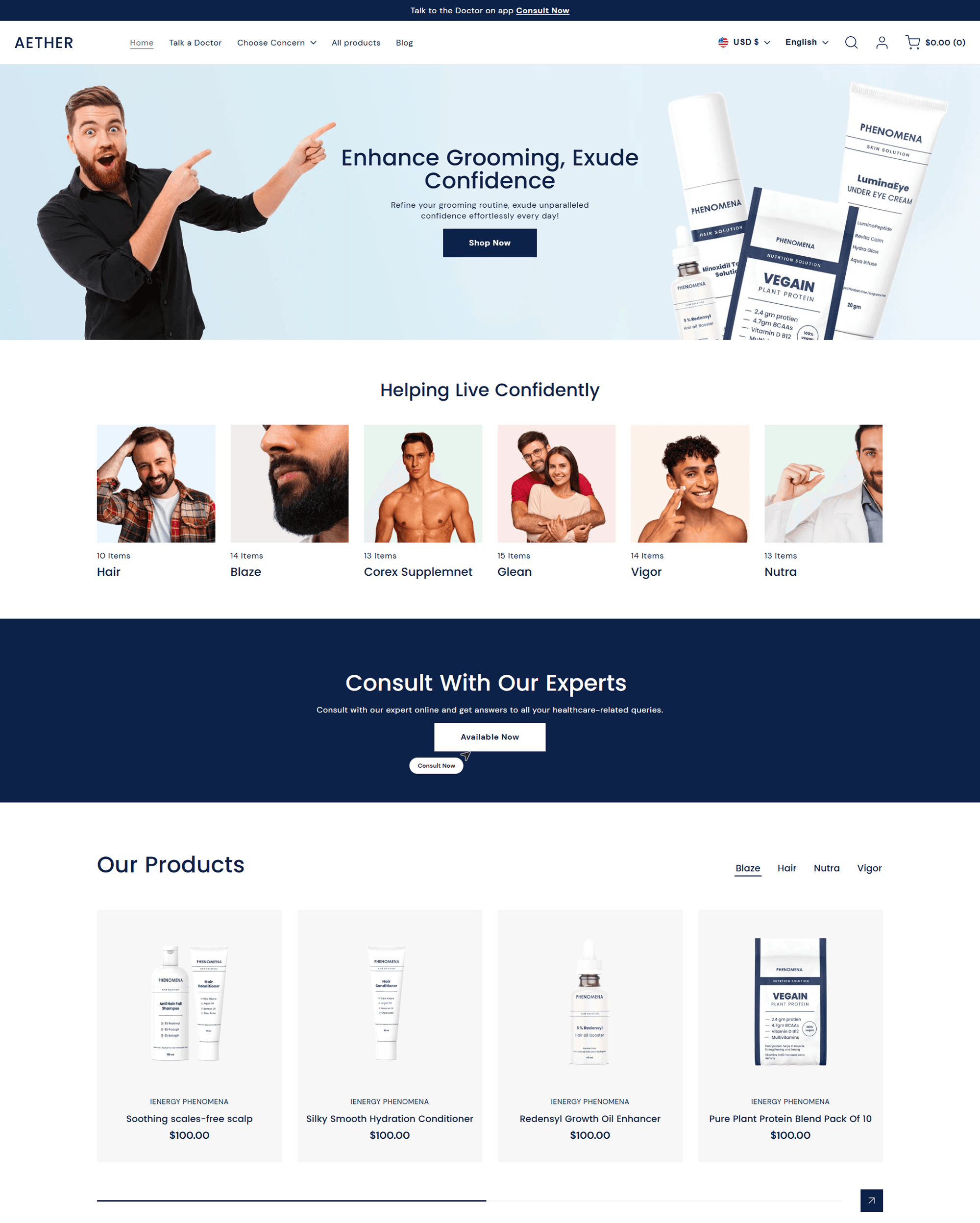 Energy Aether preset