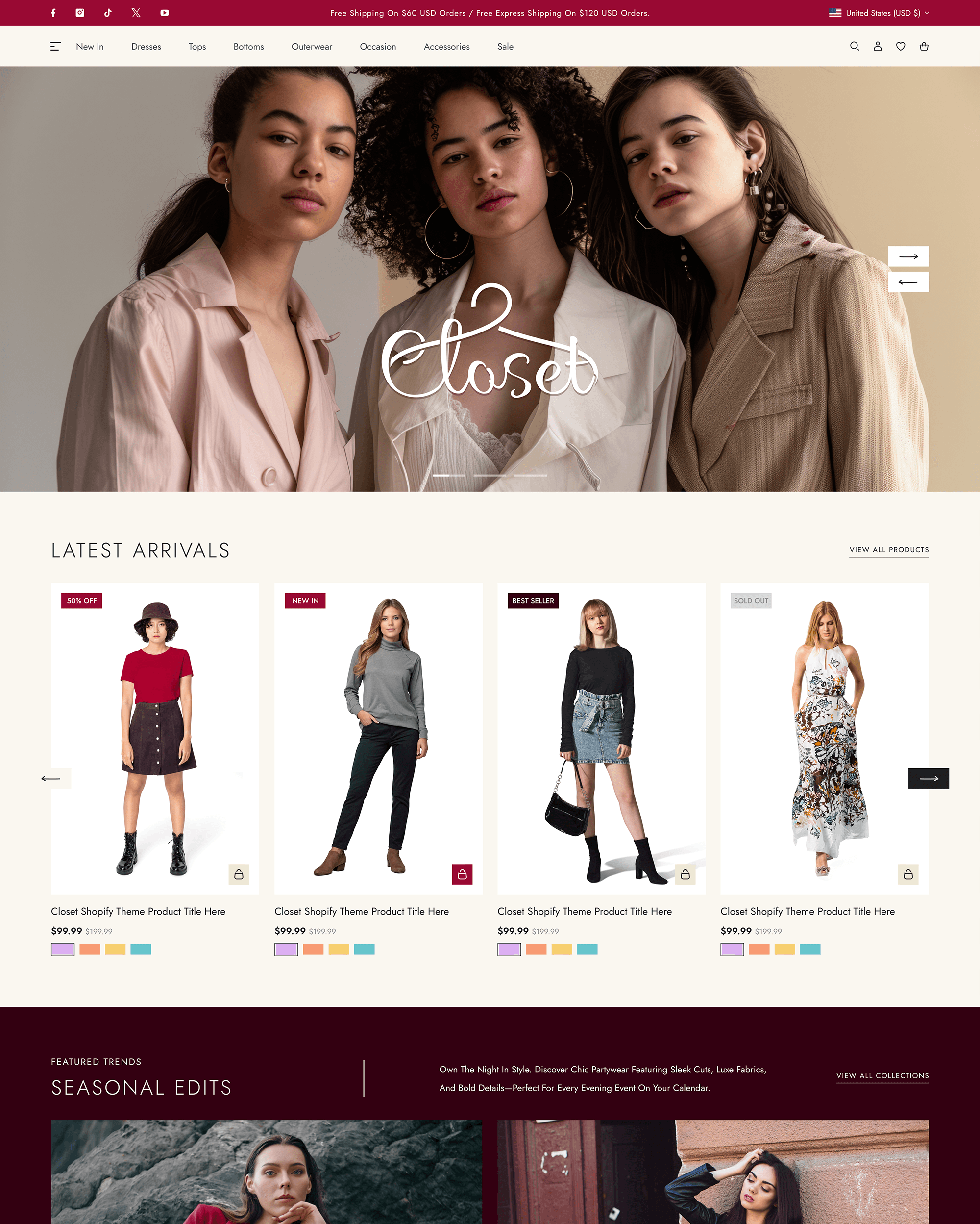 Adorn Closet preset