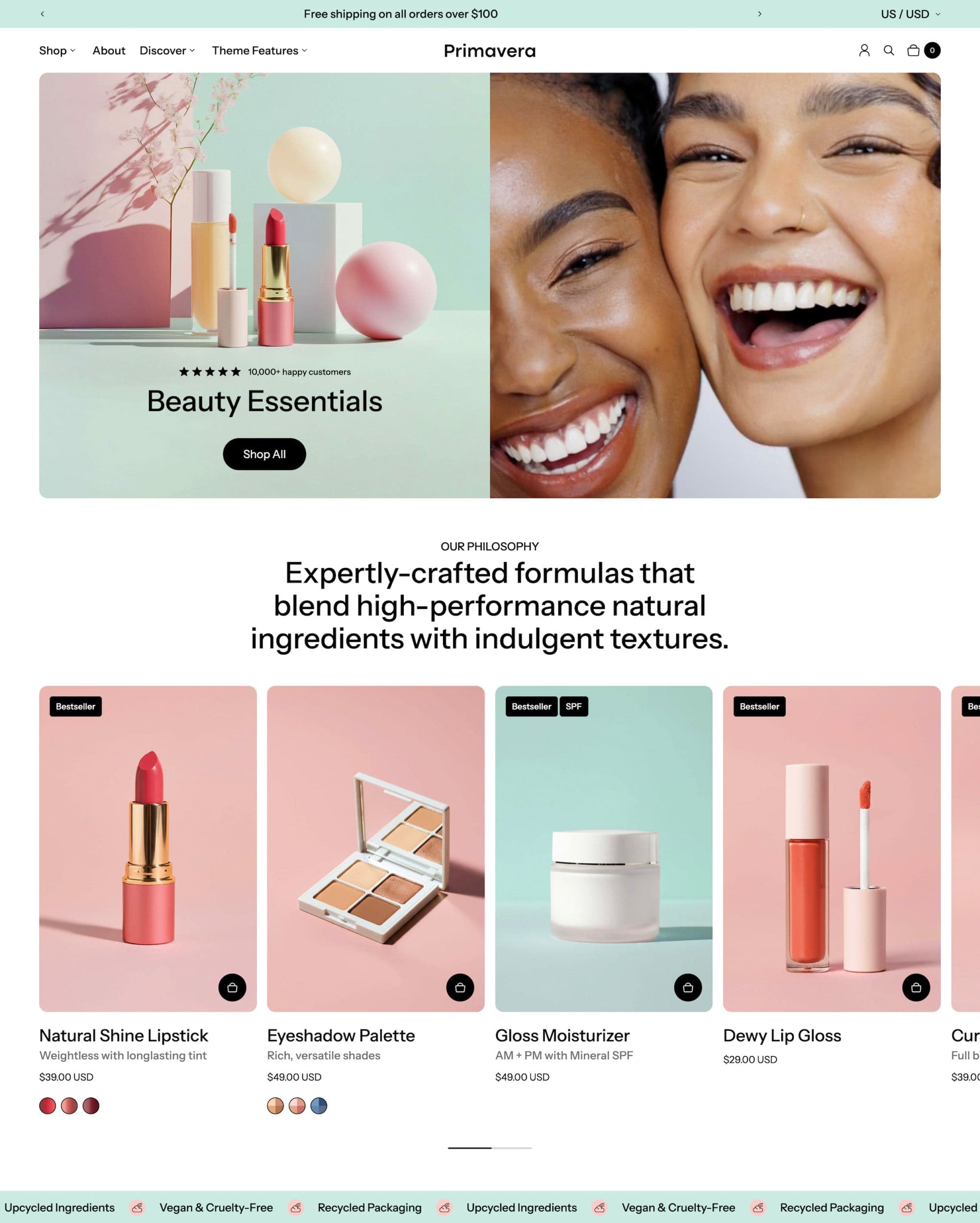 Primavera Gloss preset