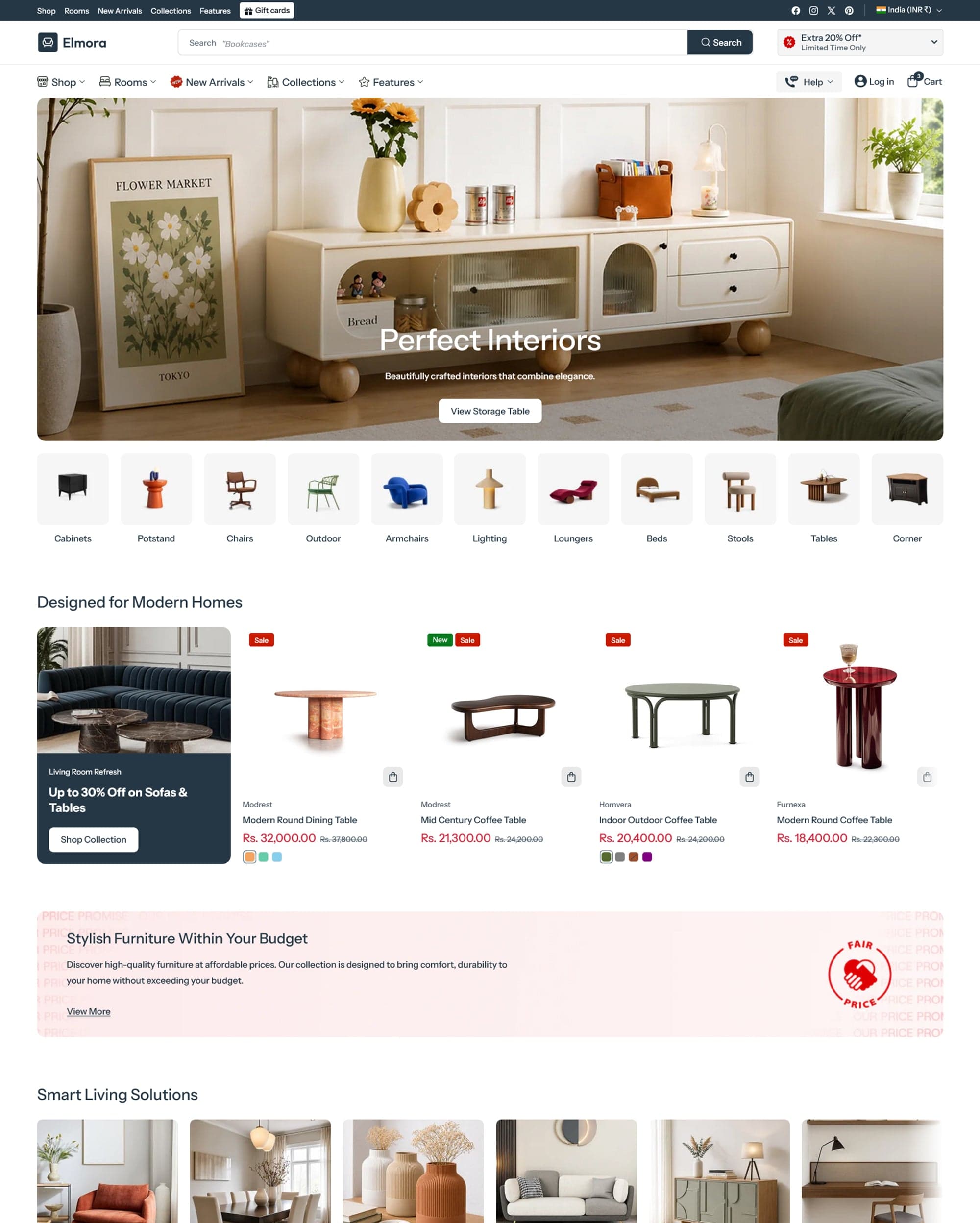 Elmora preset for Poco Shopify theme