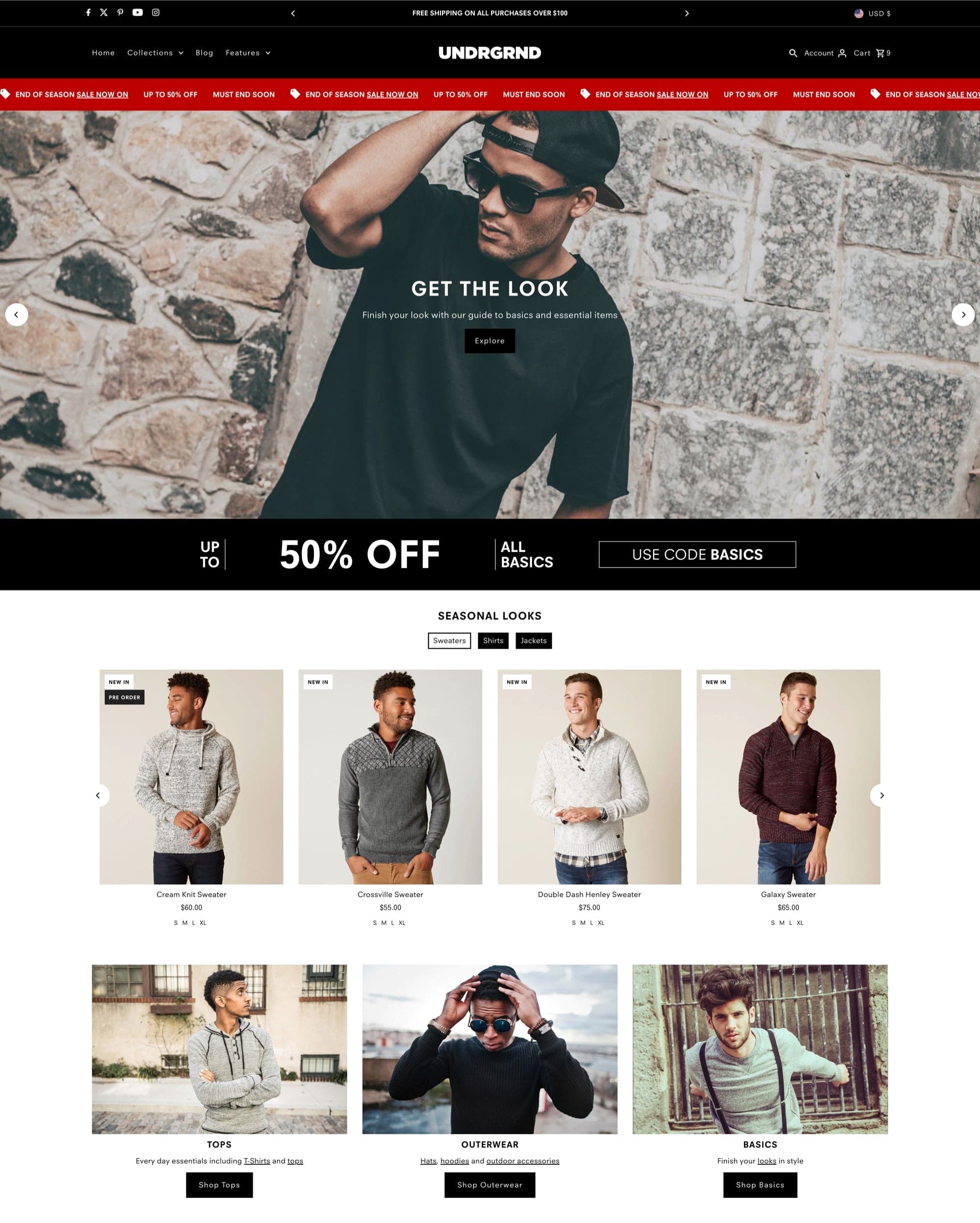 Haute preset for Fashionopolism Shopify theme