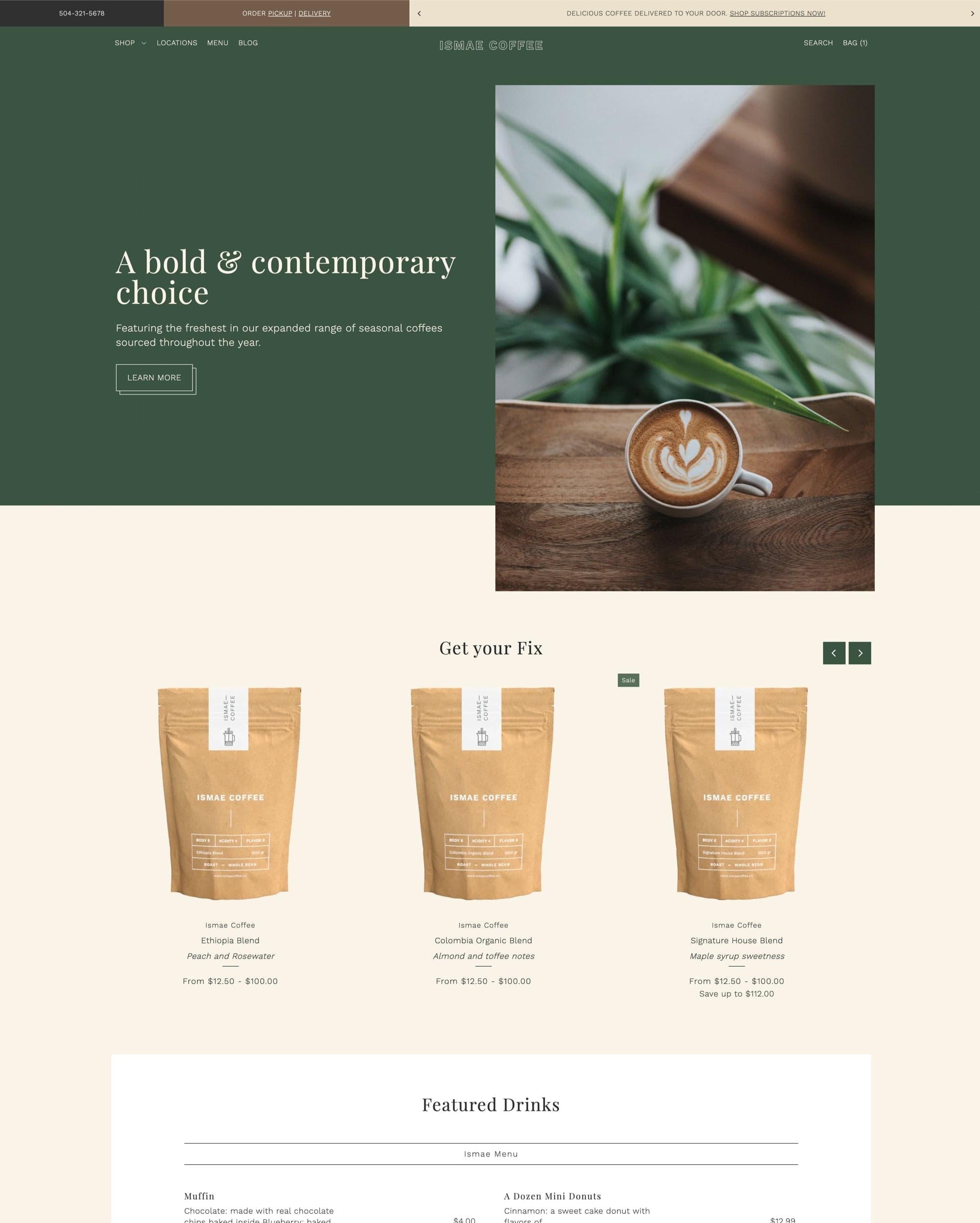 Foodie Shopify theme preview