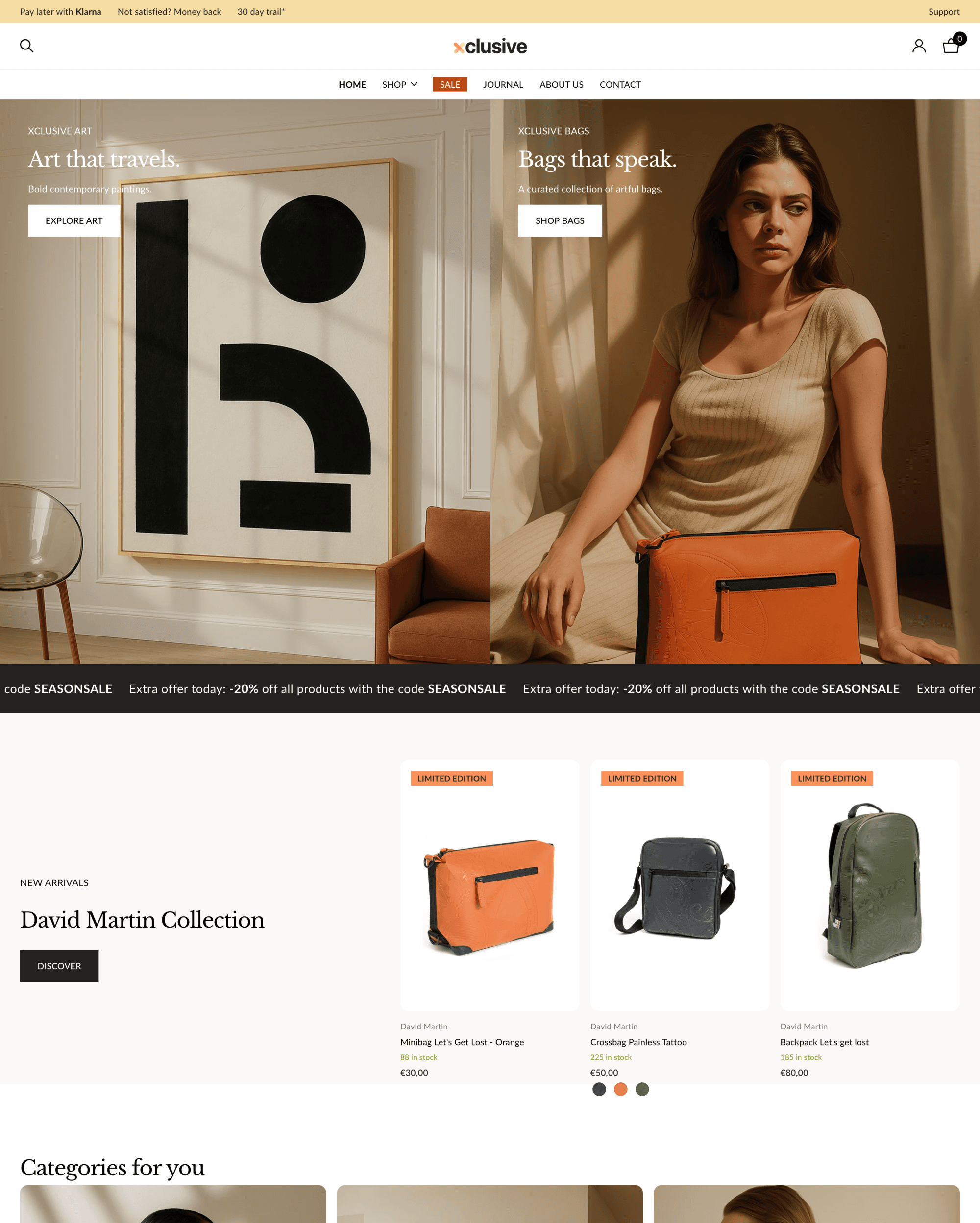 Xclusive Voyage preset