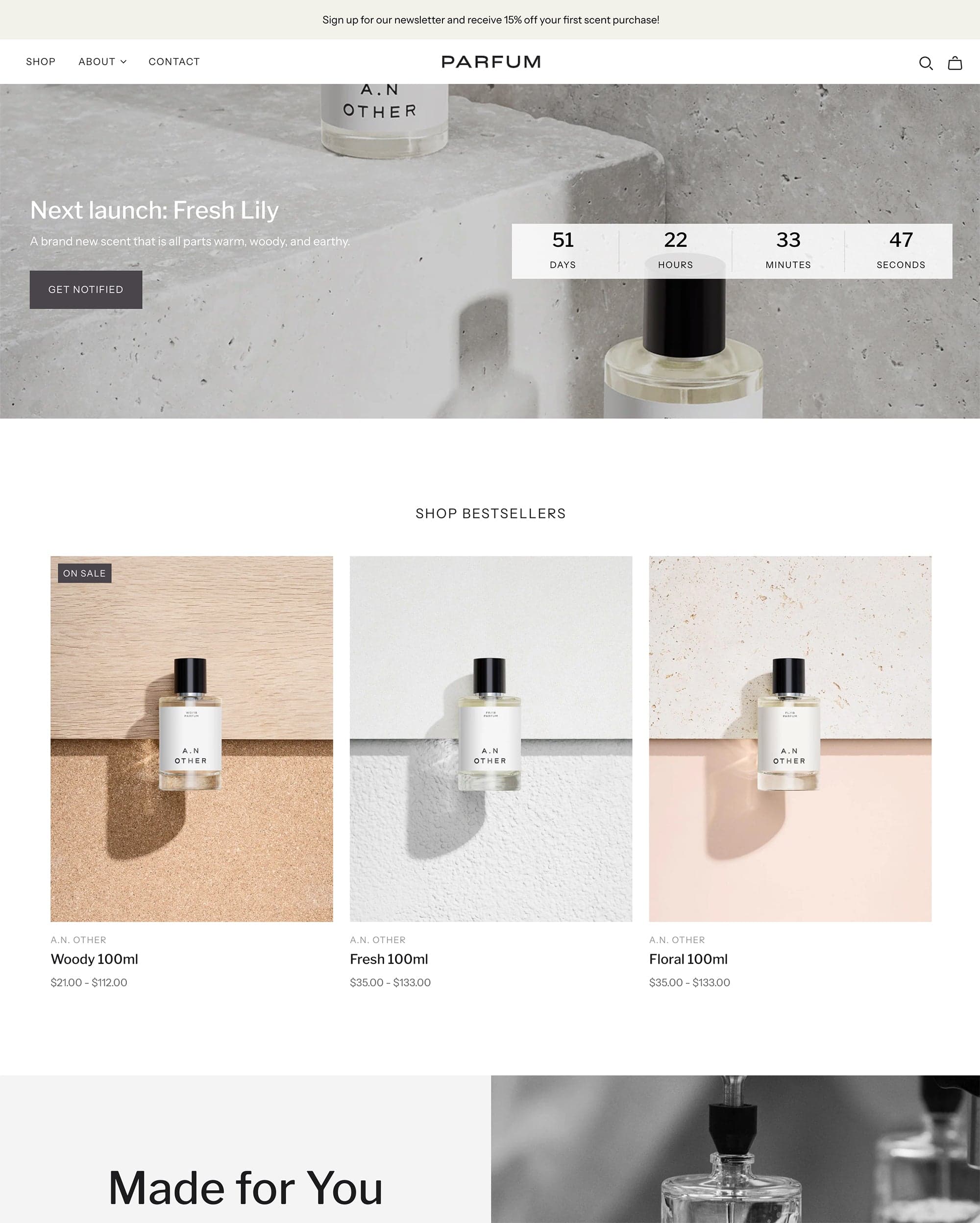 Parfum preset for Atlantic