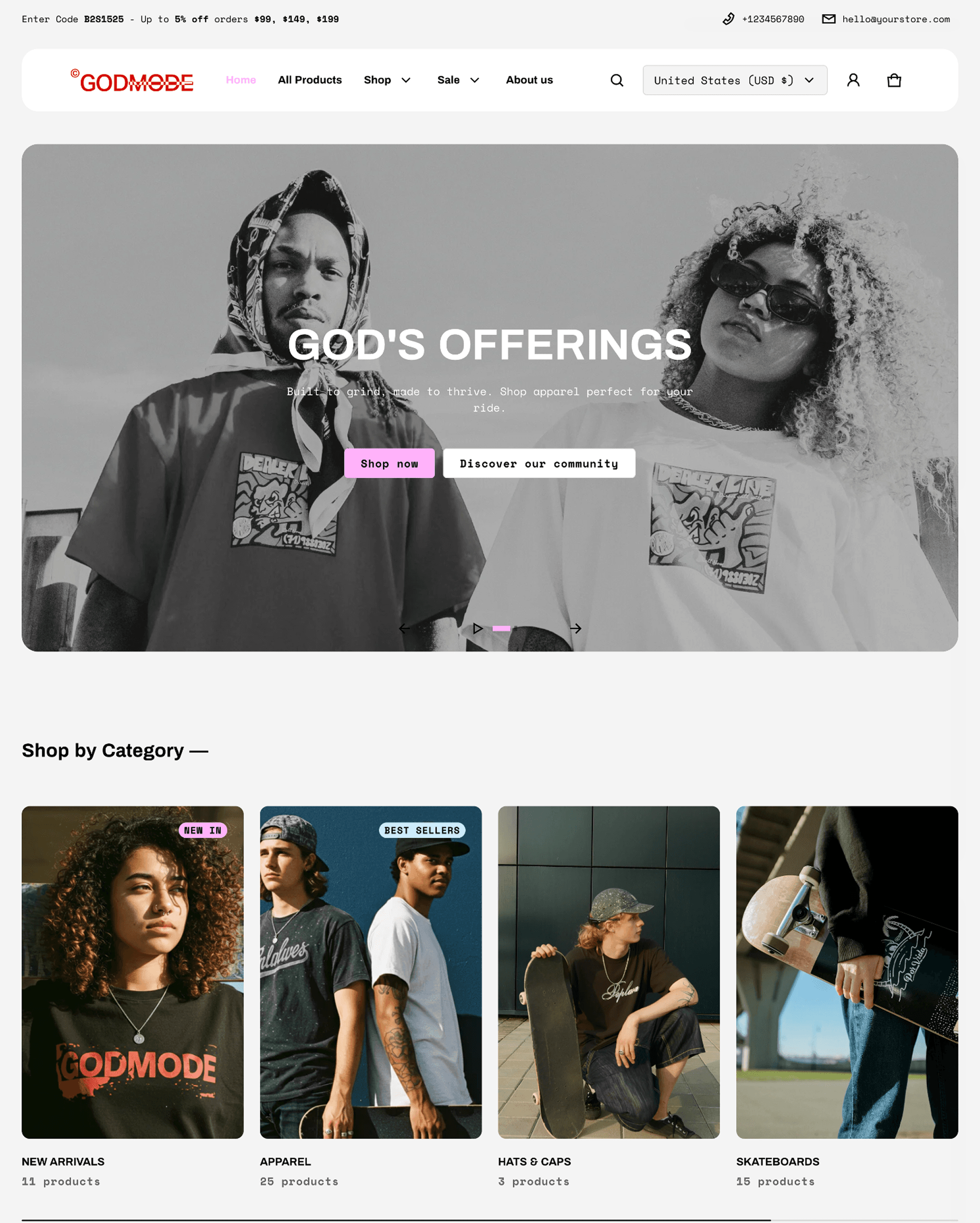 Electro Skatewear preset