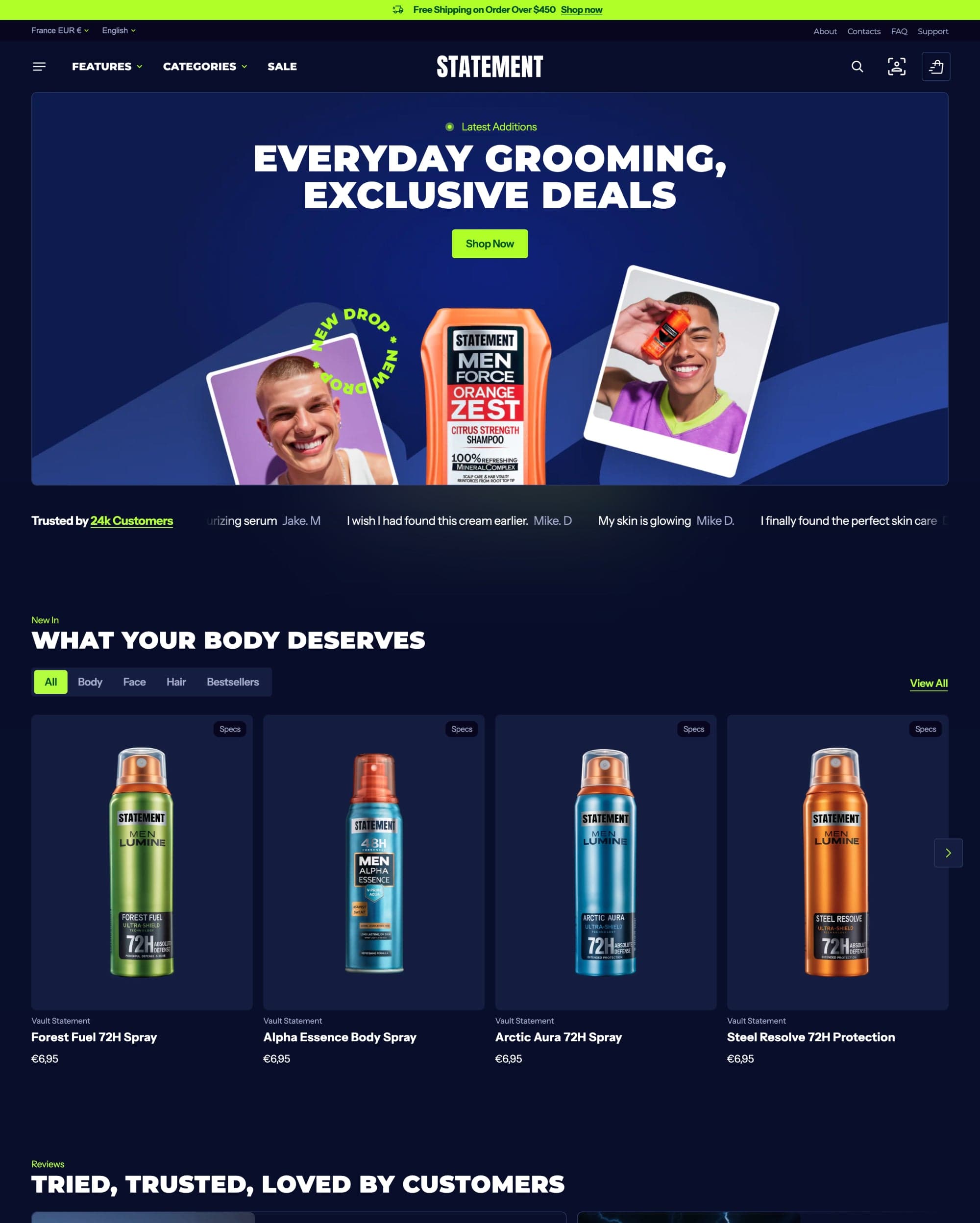 Force Statement preset