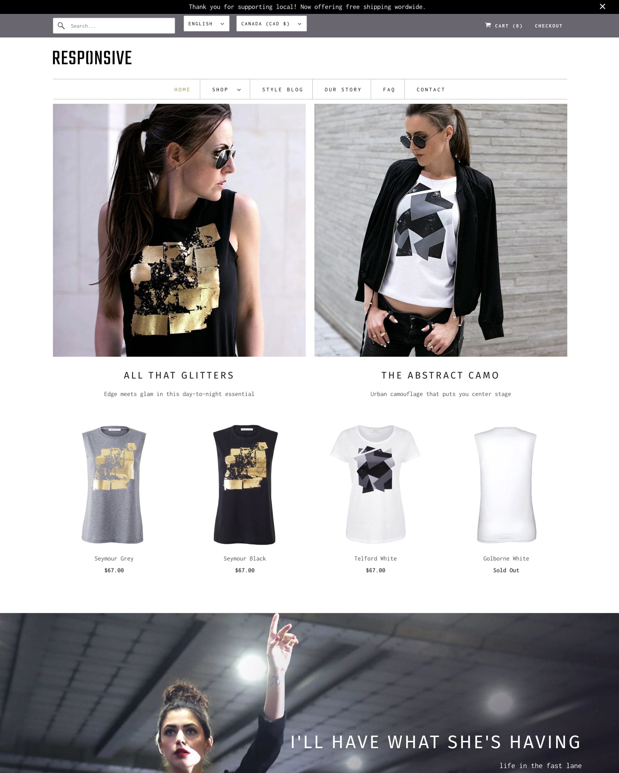 Responsive preset for Responsive