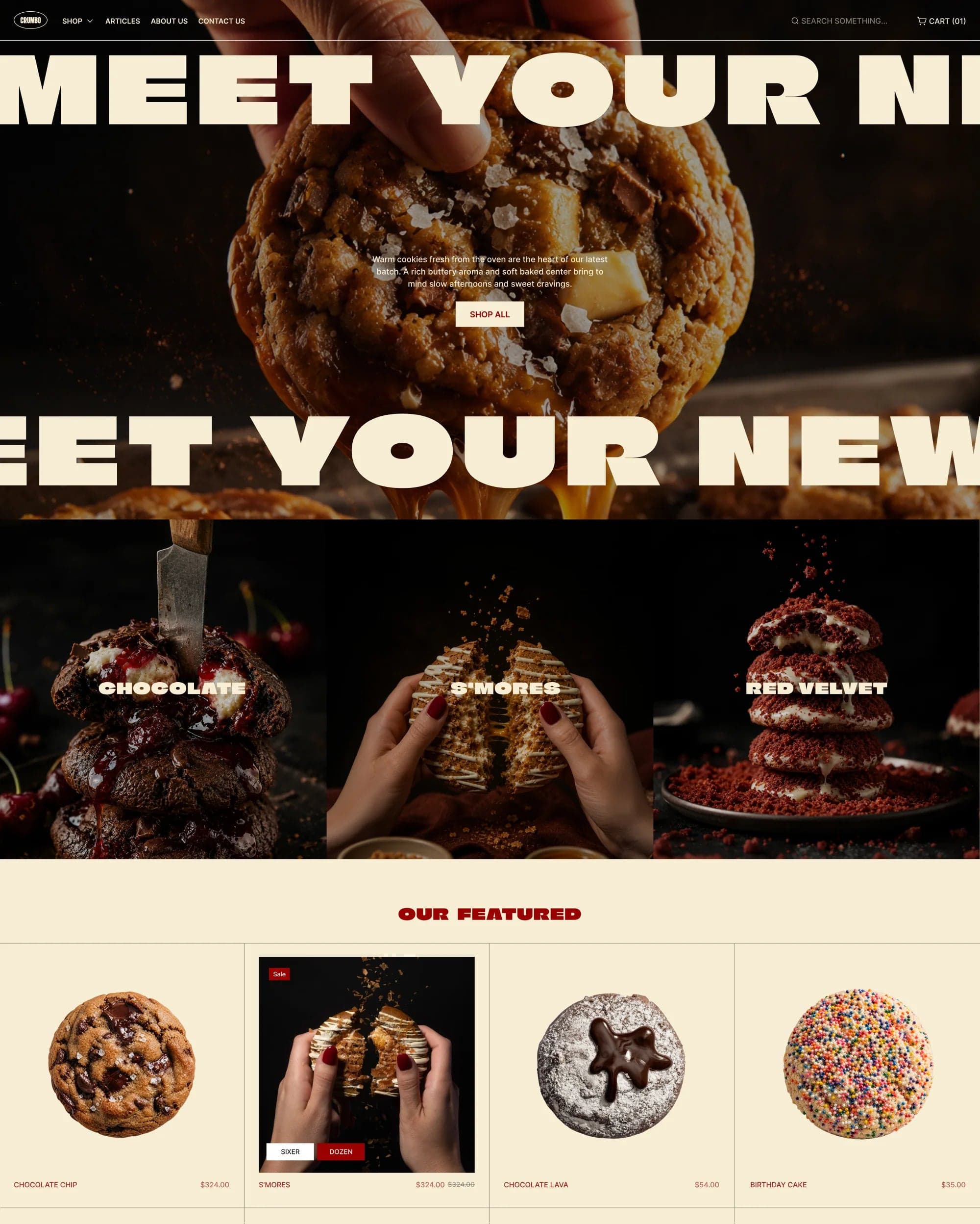 Cookie preset for Line Shopify theme
