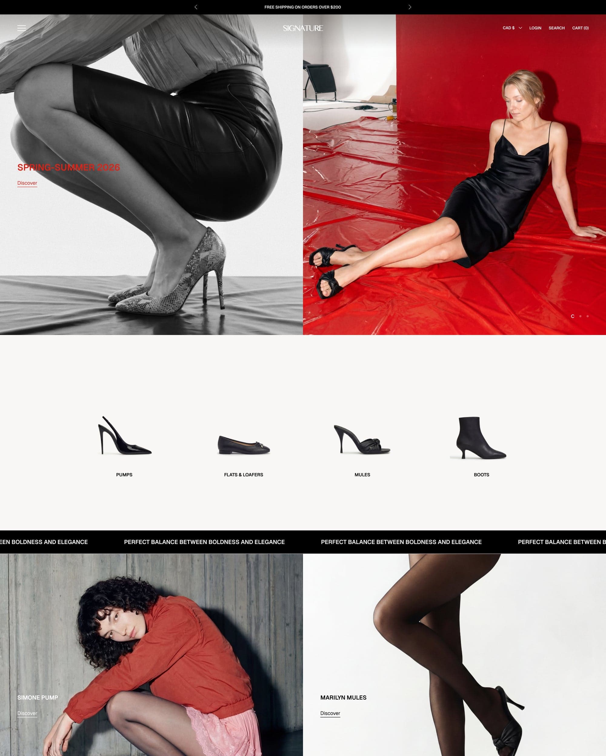 Signature preset for Prestige Shopify theme
