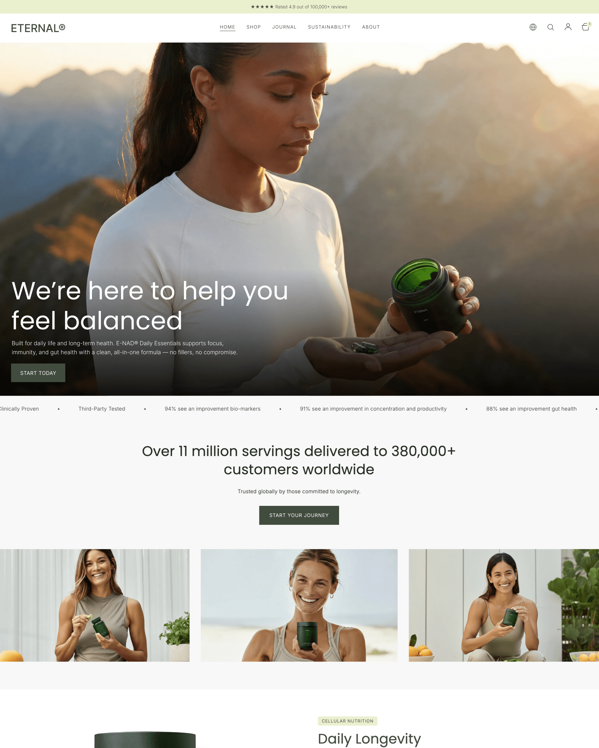 Eternal preset for Carbon Shopify theme