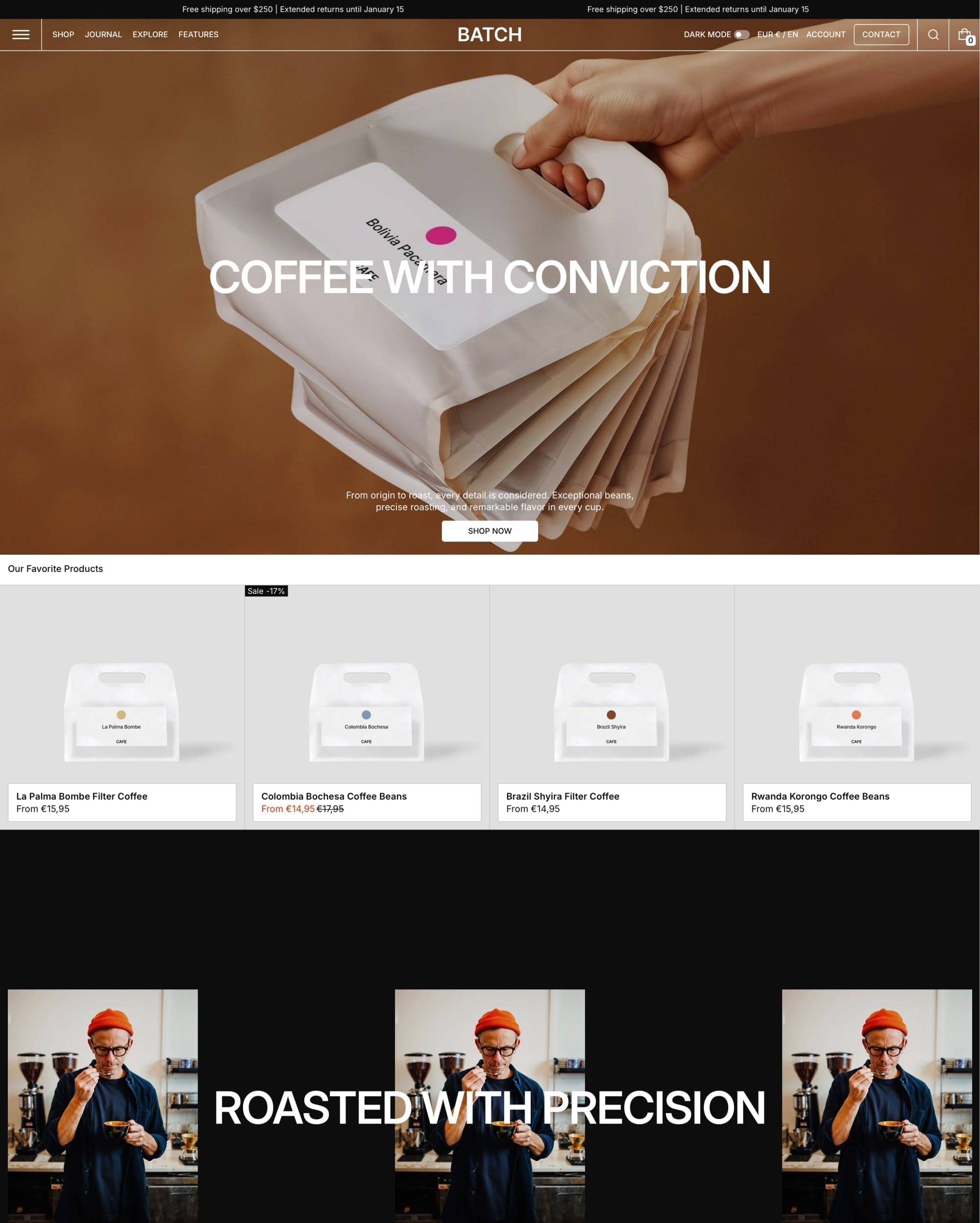 Batch preset for Zenith
