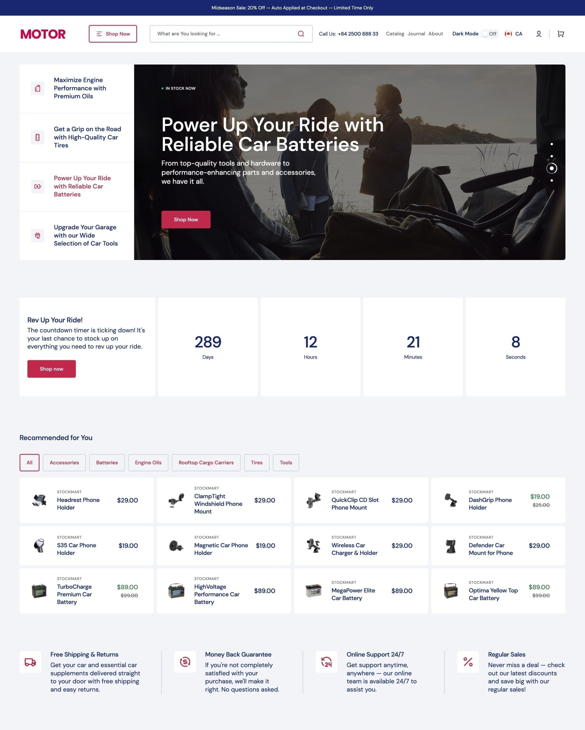 Stockmart Motor preset