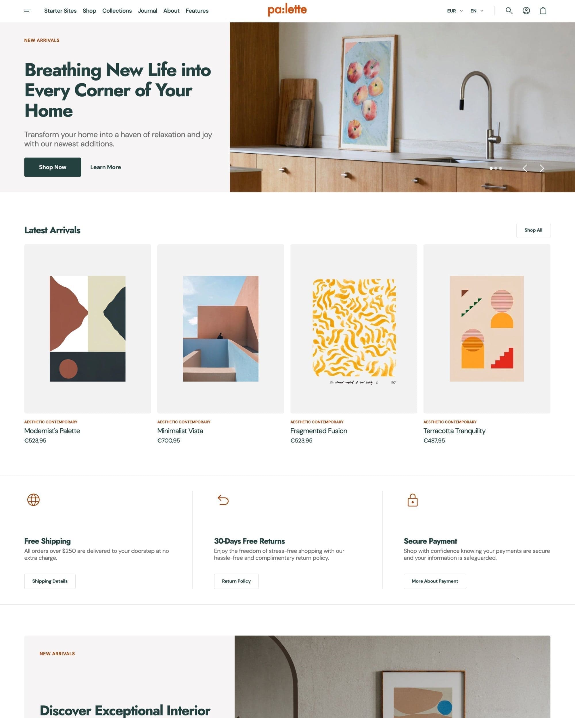 Aesthetic Palette preset