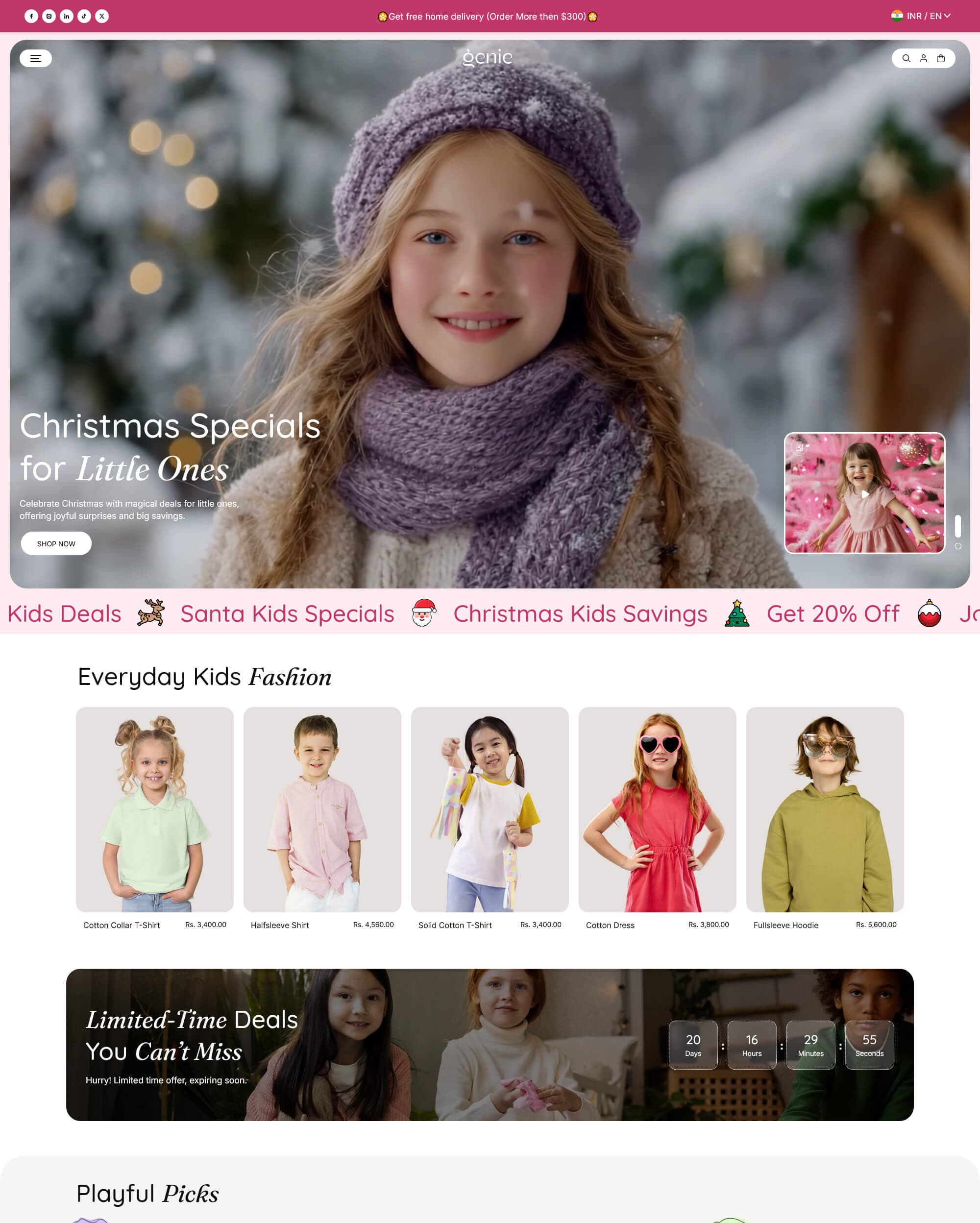 Genie Shopify theme preview