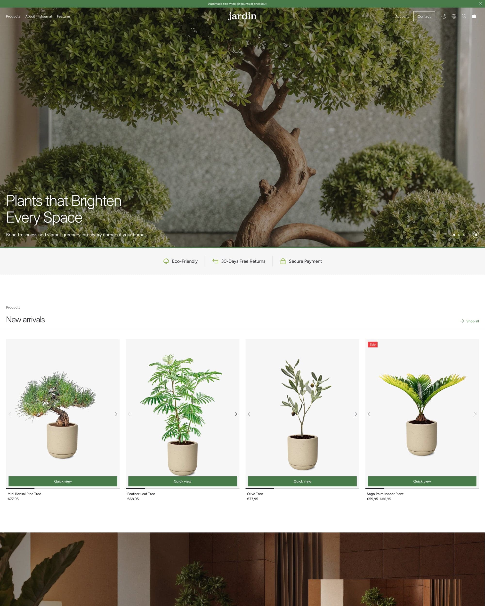 Shift Jardin preset