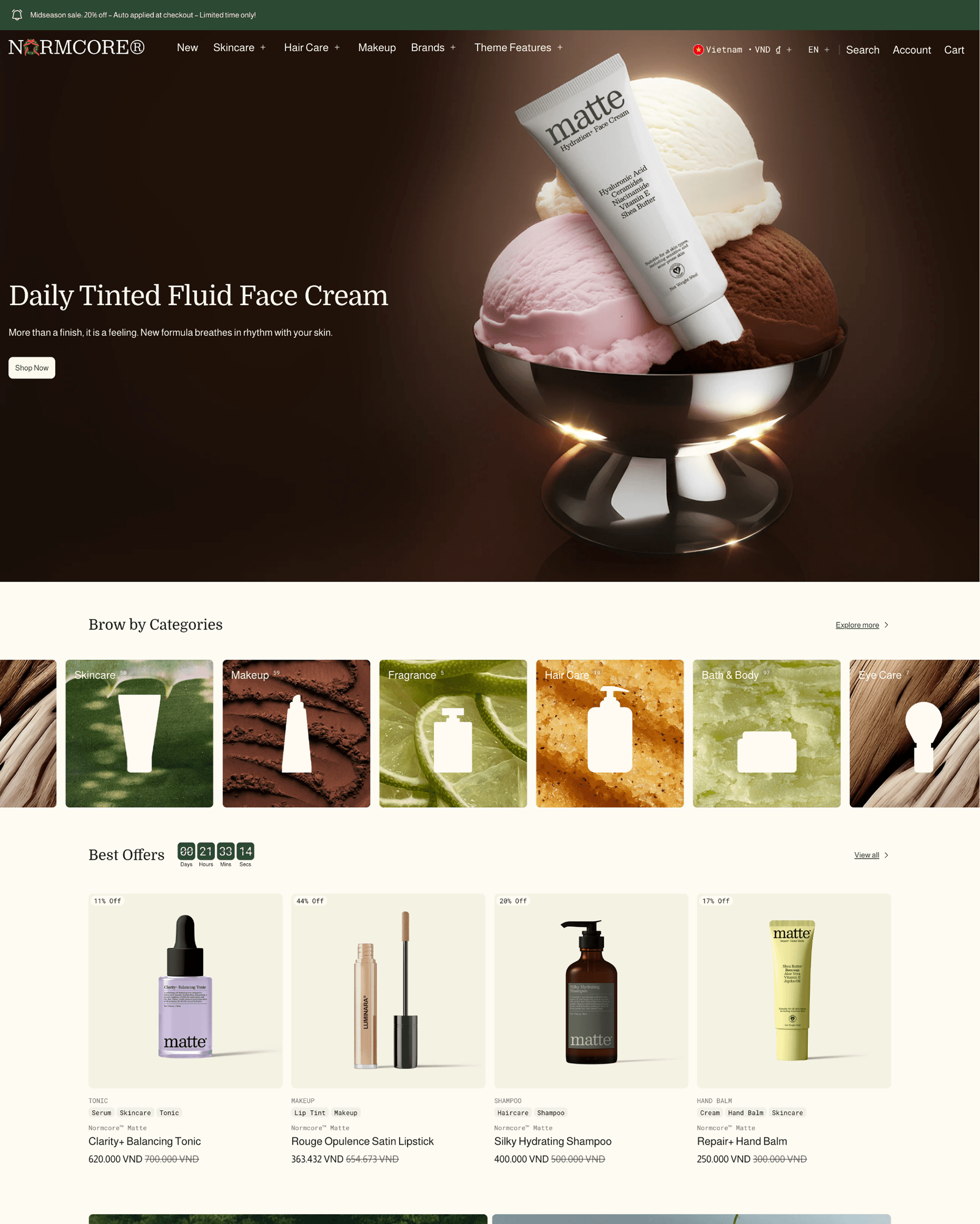 Normcore Matte preset