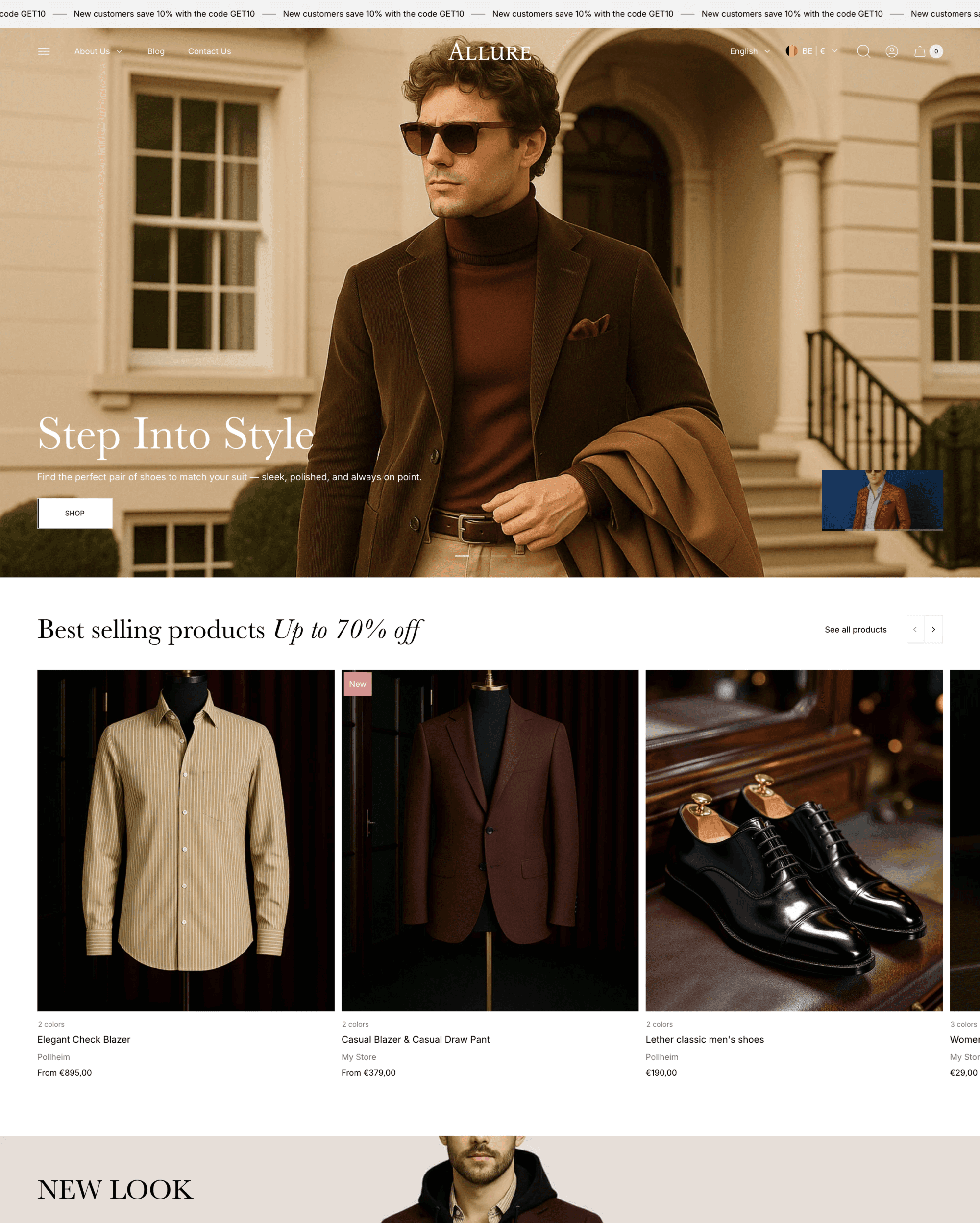 Allure Shopify theme preview