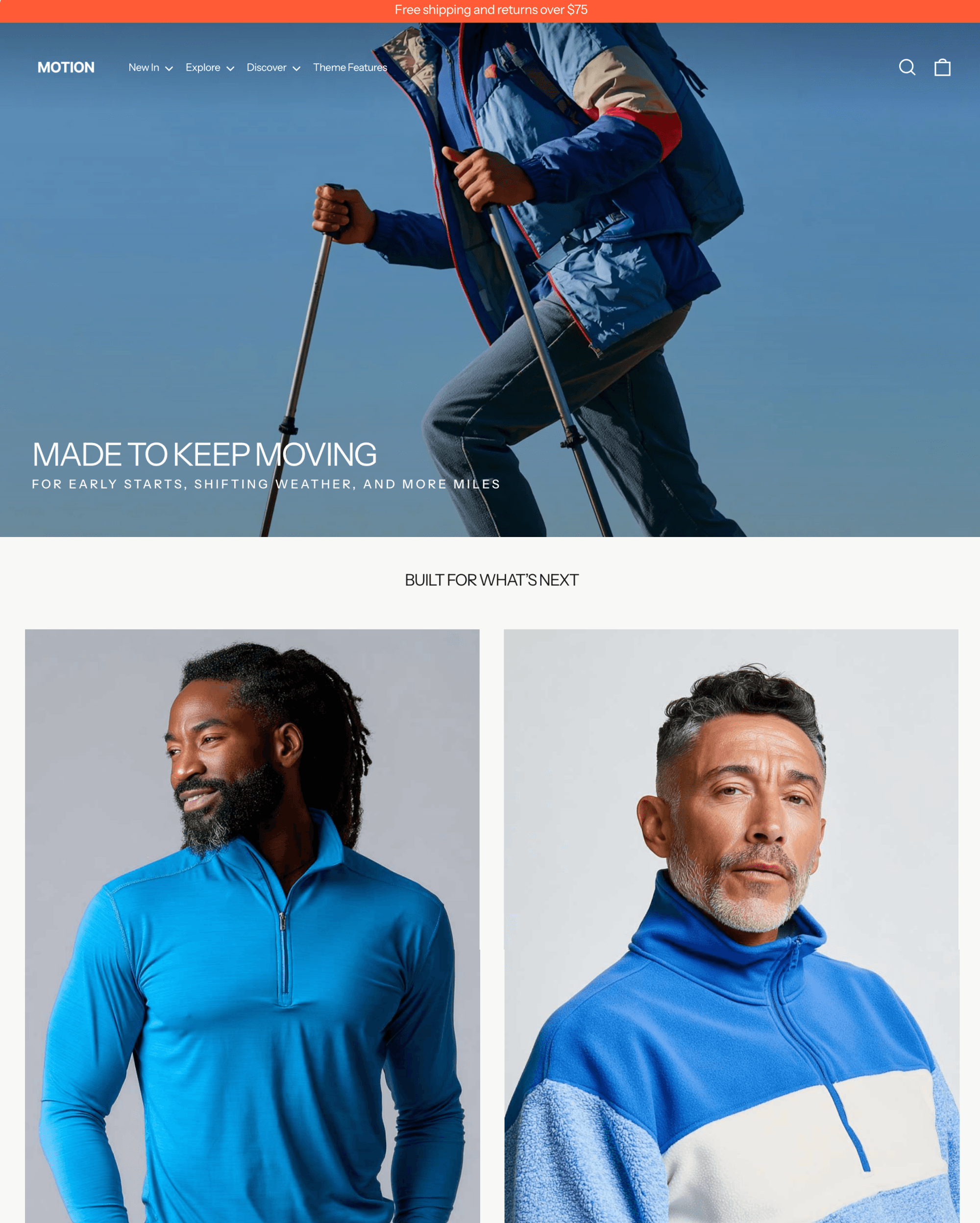 Motion Shopify theme preview