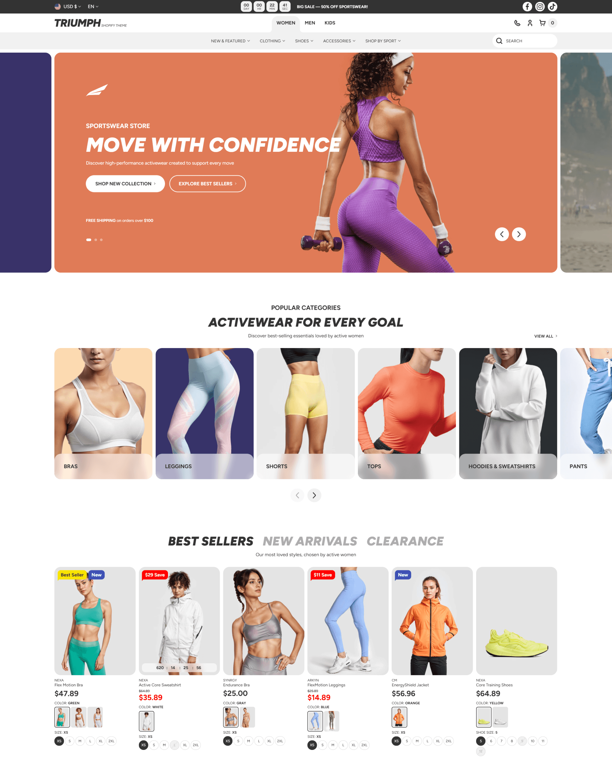 Triumph Shopify theme screenshot