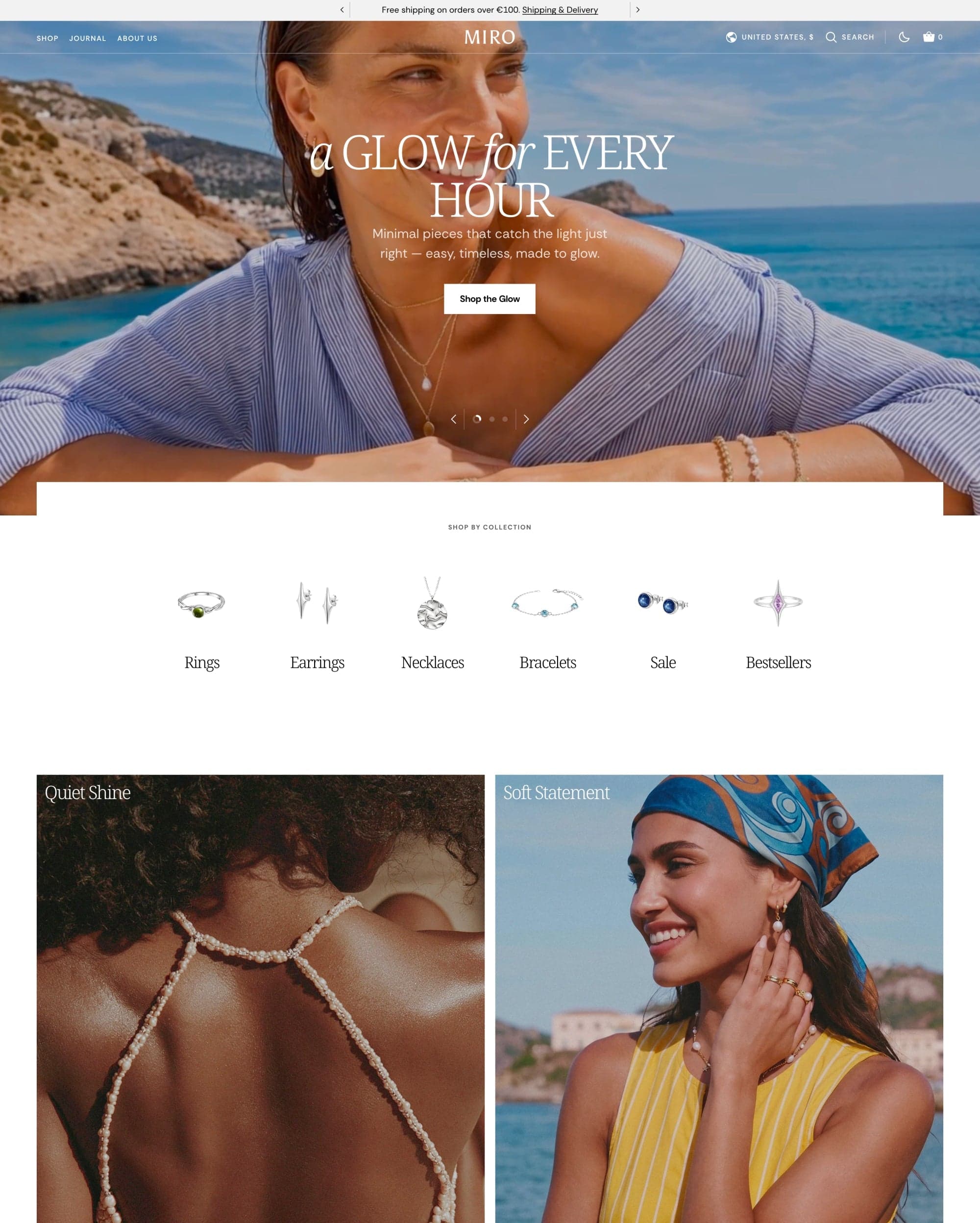 Miro Shopify theme preview