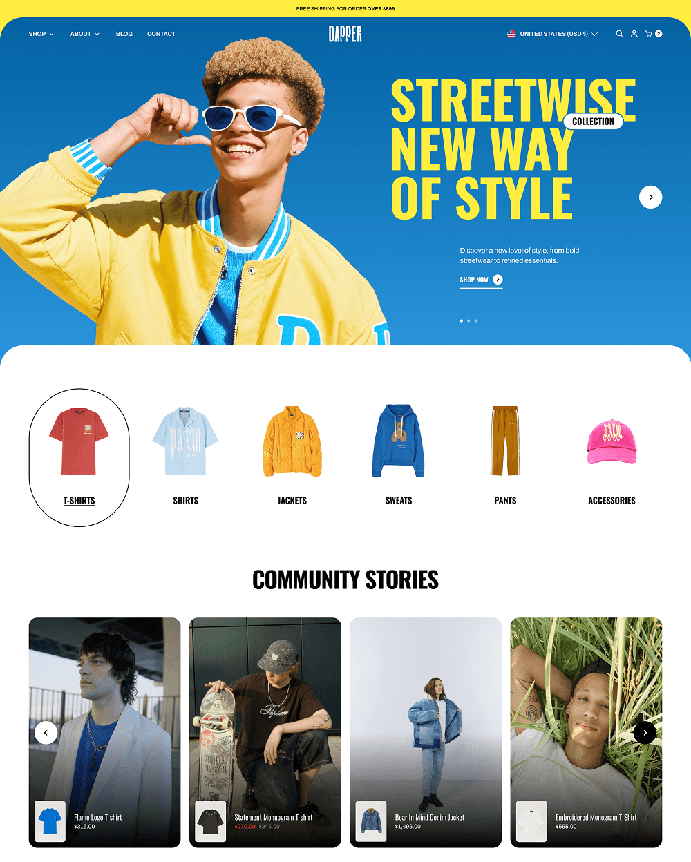 Snazzy Shopify theme screenshot