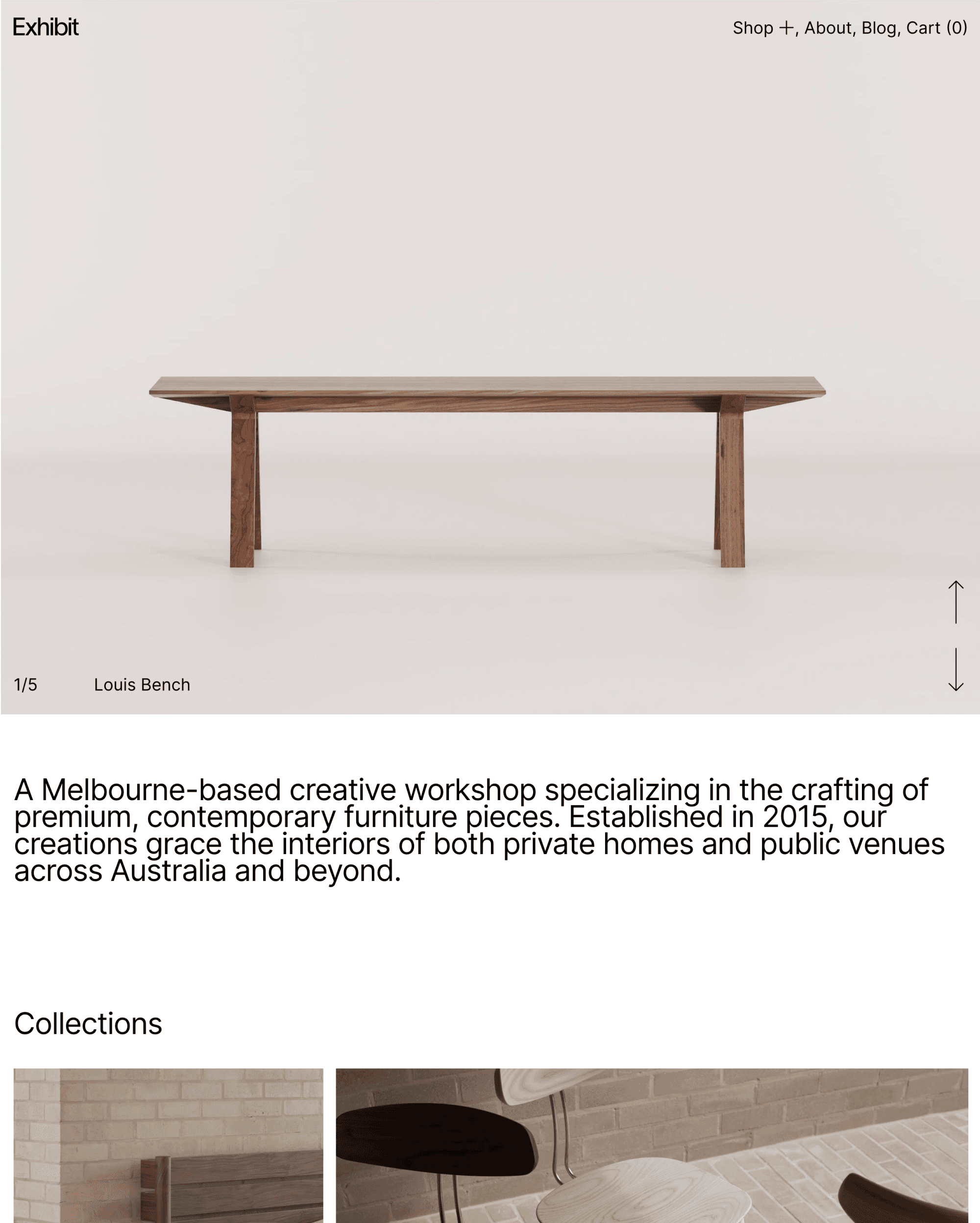 Exhibit Display preset