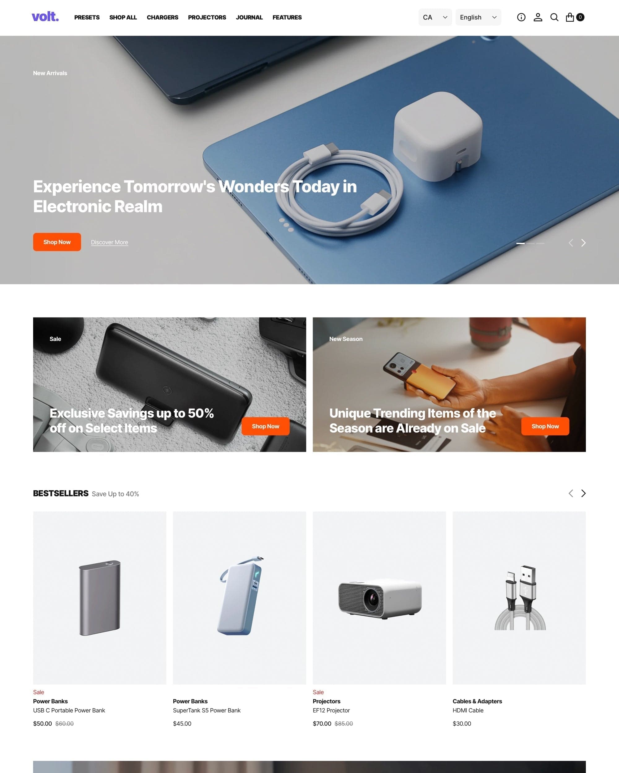 Essentials Volt preset