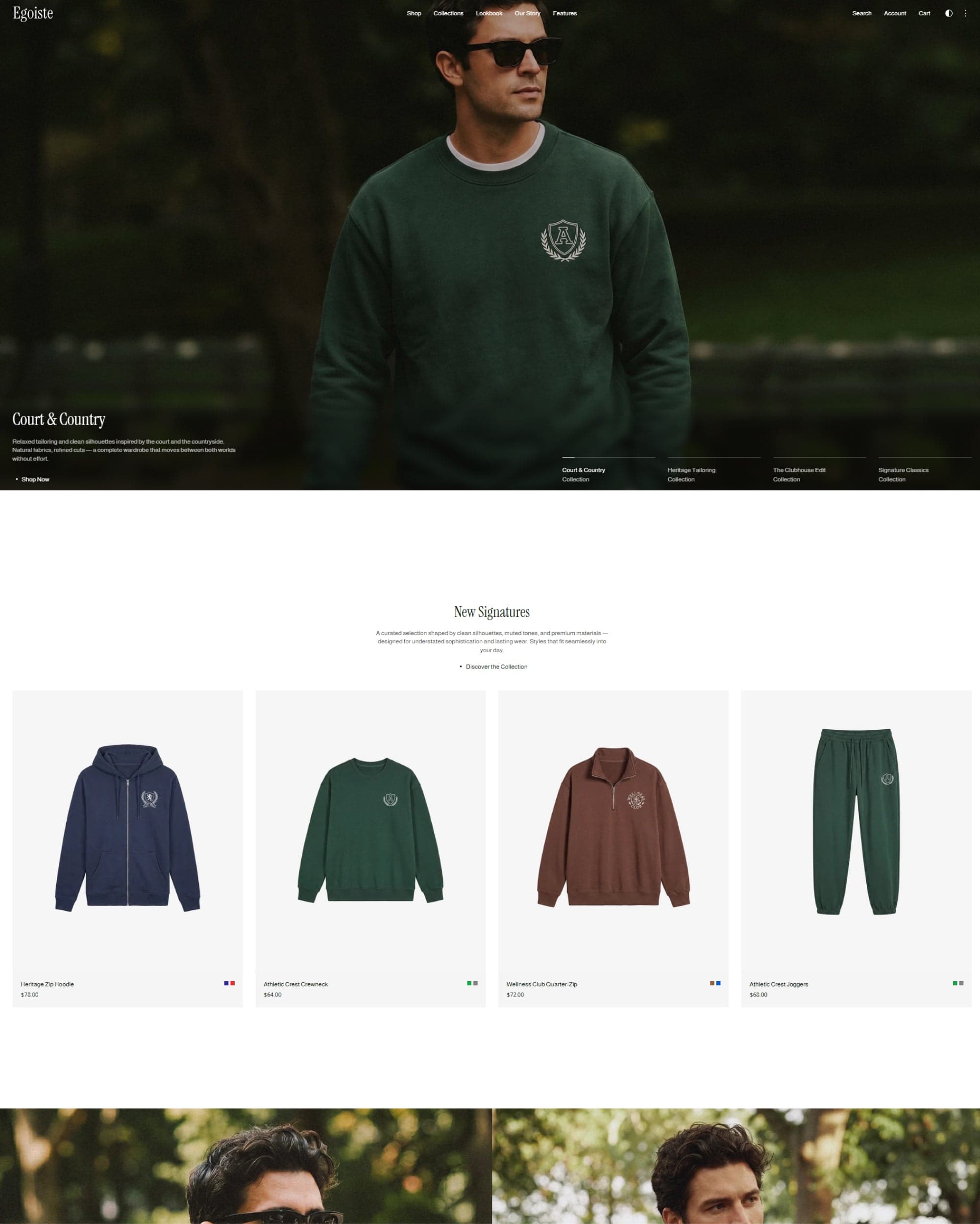 Egoiste Shopify theme preview