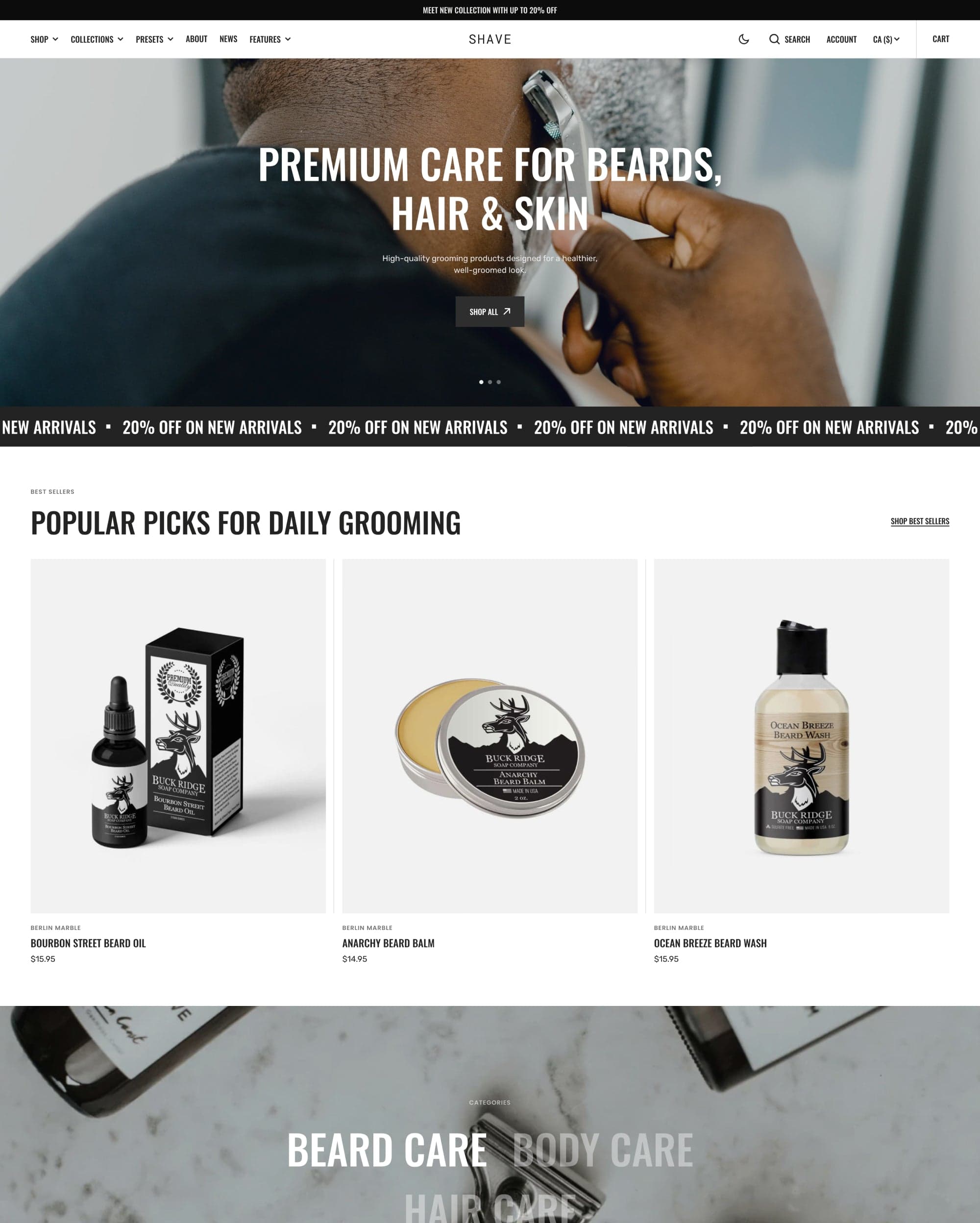 Berlin Shave preset